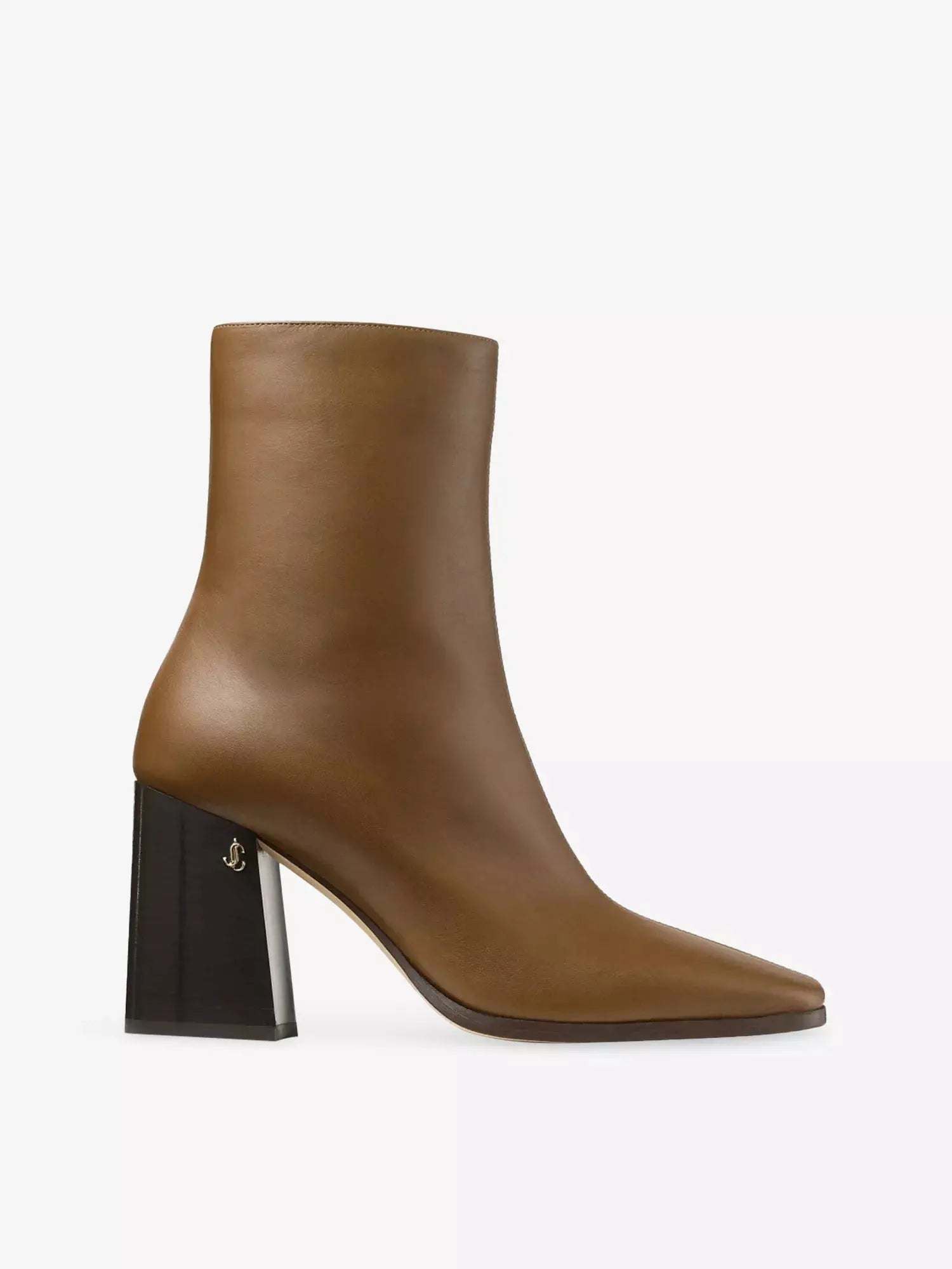 Women's Bryelle 85 Leather Heeled Ankle Boots Jimmy Choo