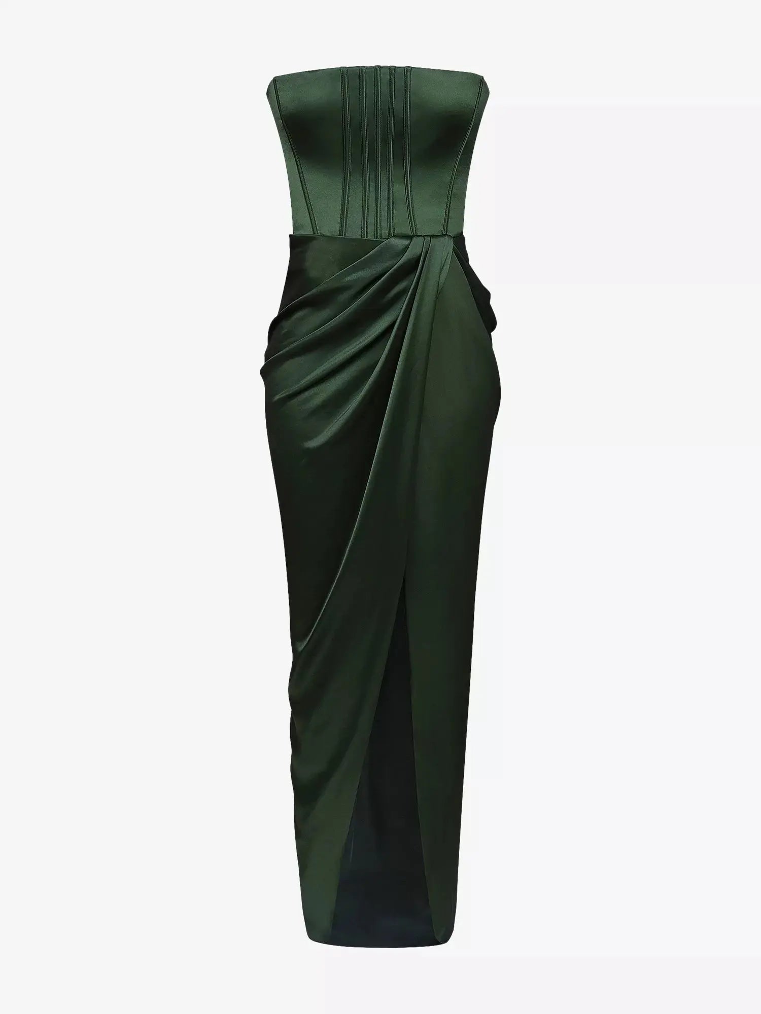 Women's Carelle Strapless Satin Maxi Dress House of CB