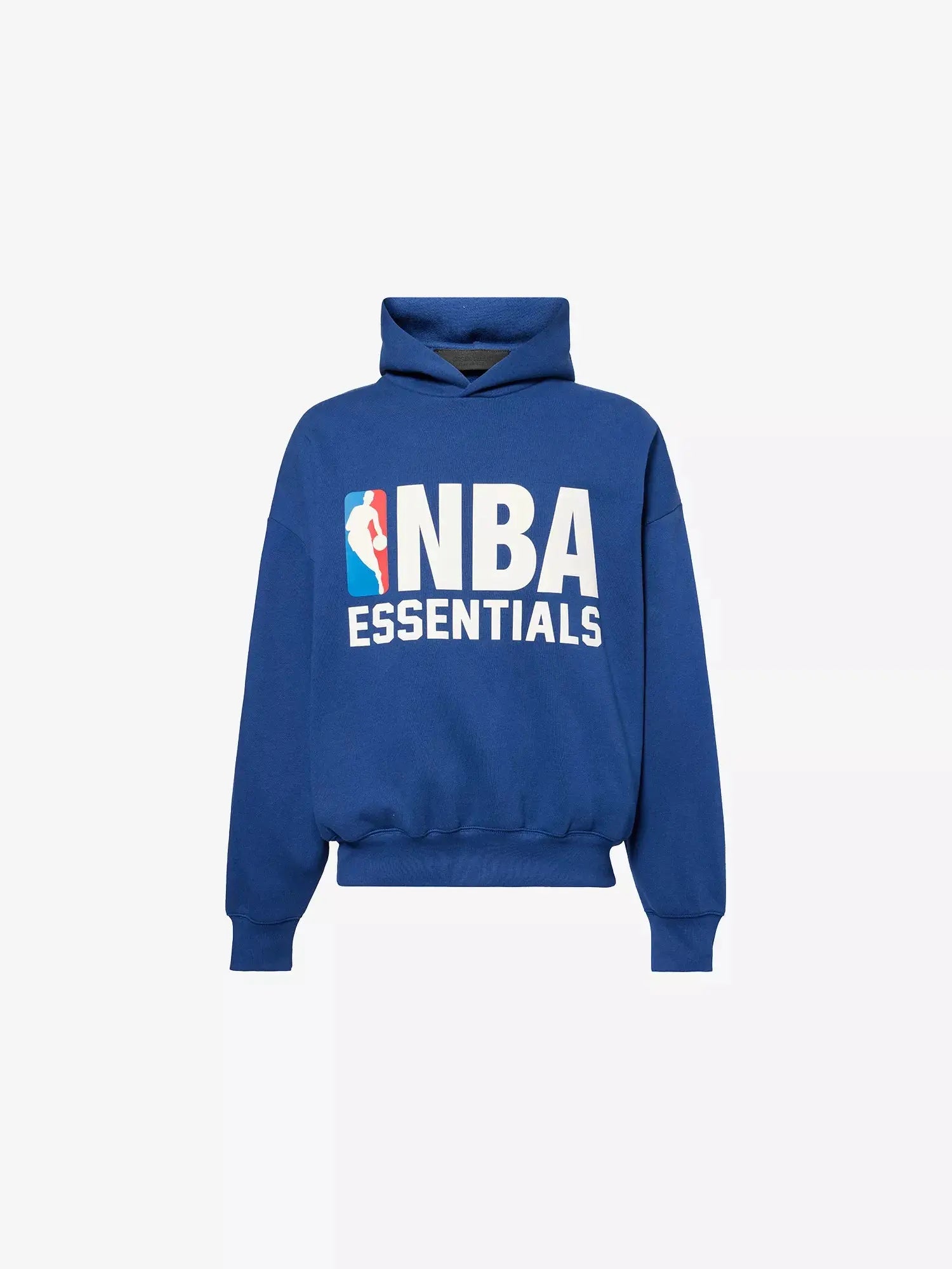 Men's FOG x ESSENTIALS x NBA Sports Printed Cotton-Blend Hoodie Fear of Gods Essentials
