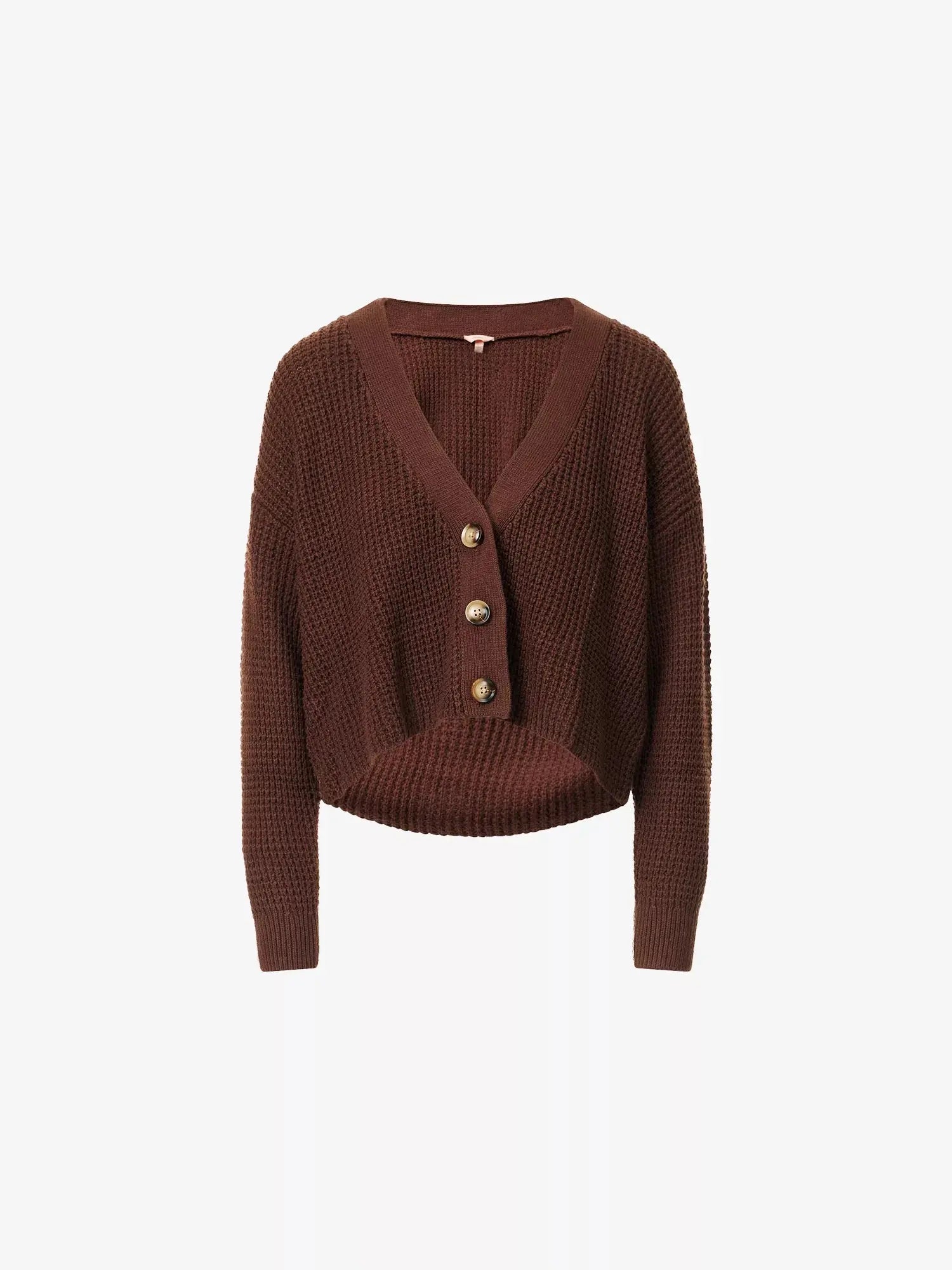 Women's Crop Textured Knit Cardigan Eberjey