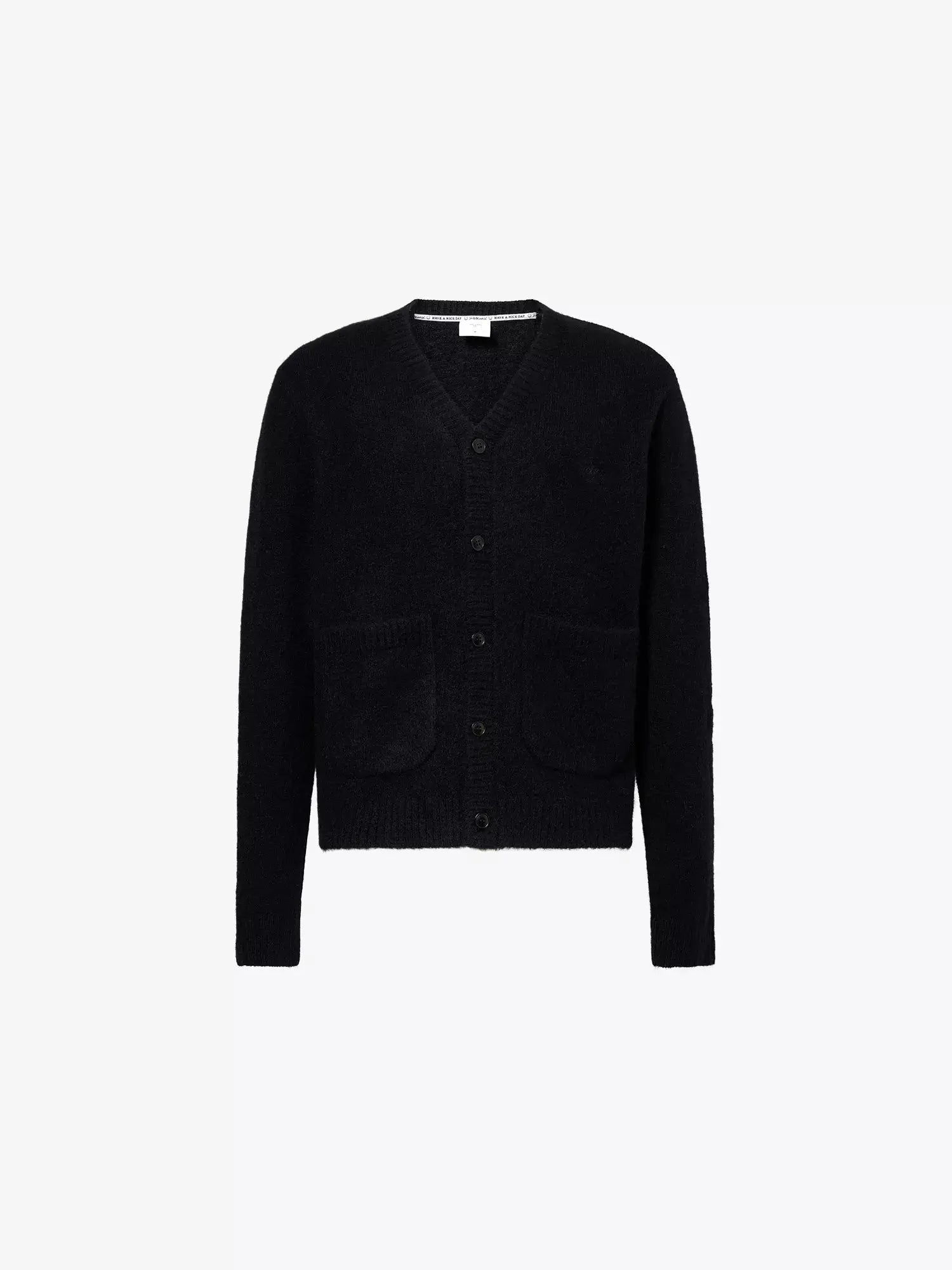 Men's White Glove Mohair Wool Blend Cardigan Percival