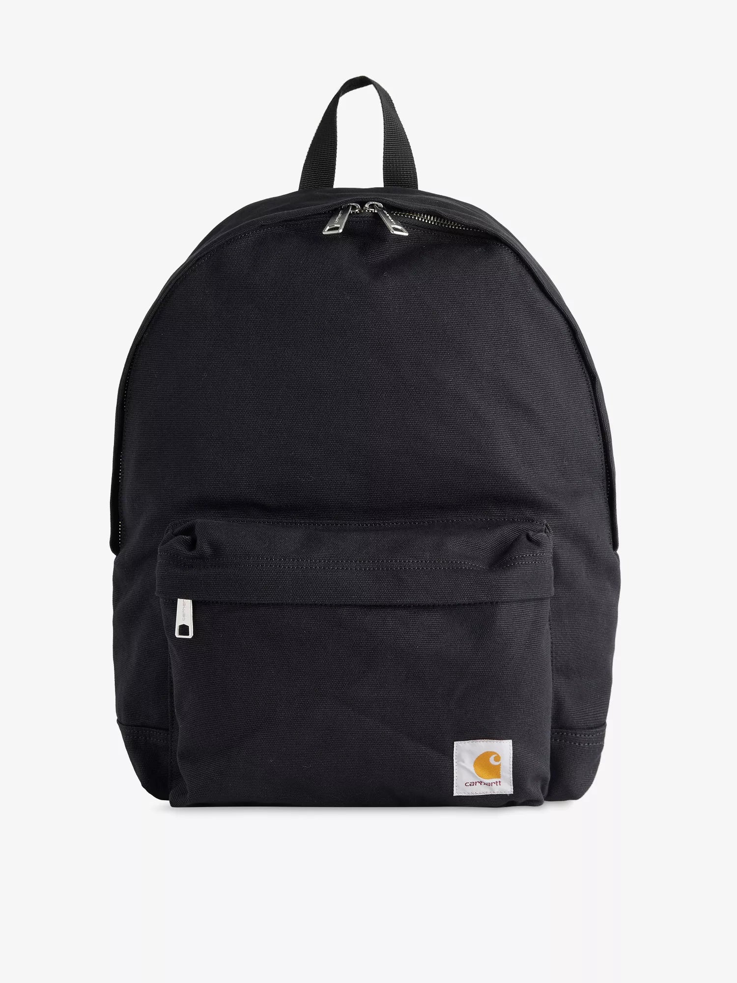 Brand-Patch Canvas Backpack
