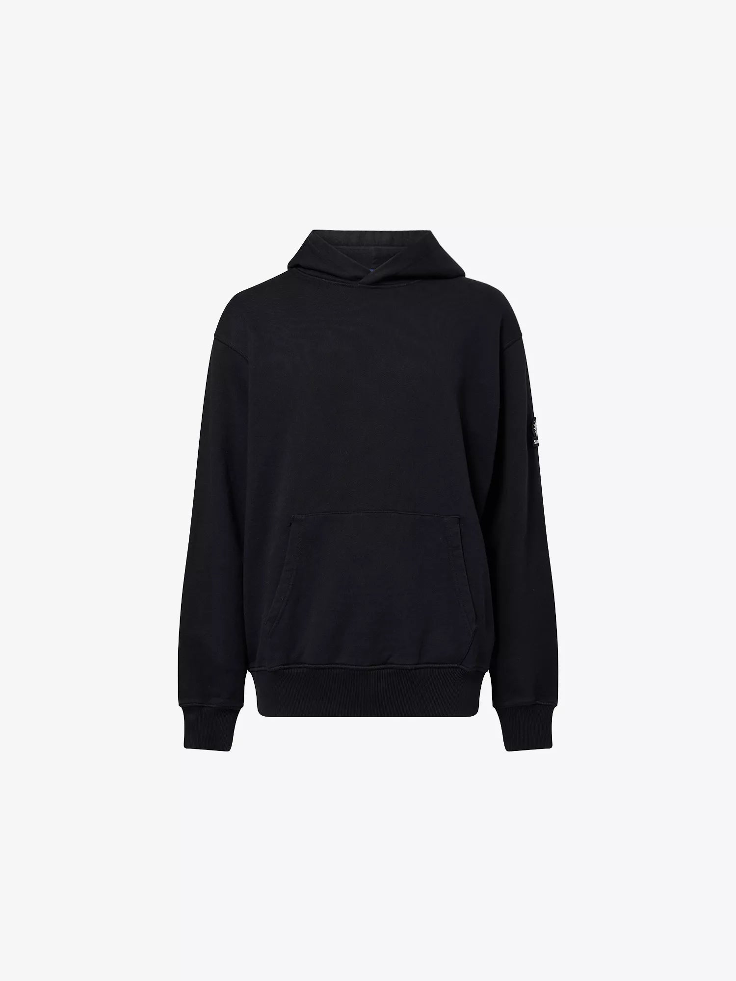 Badge-Logo Relaxed-Fit Cotton Hoodie