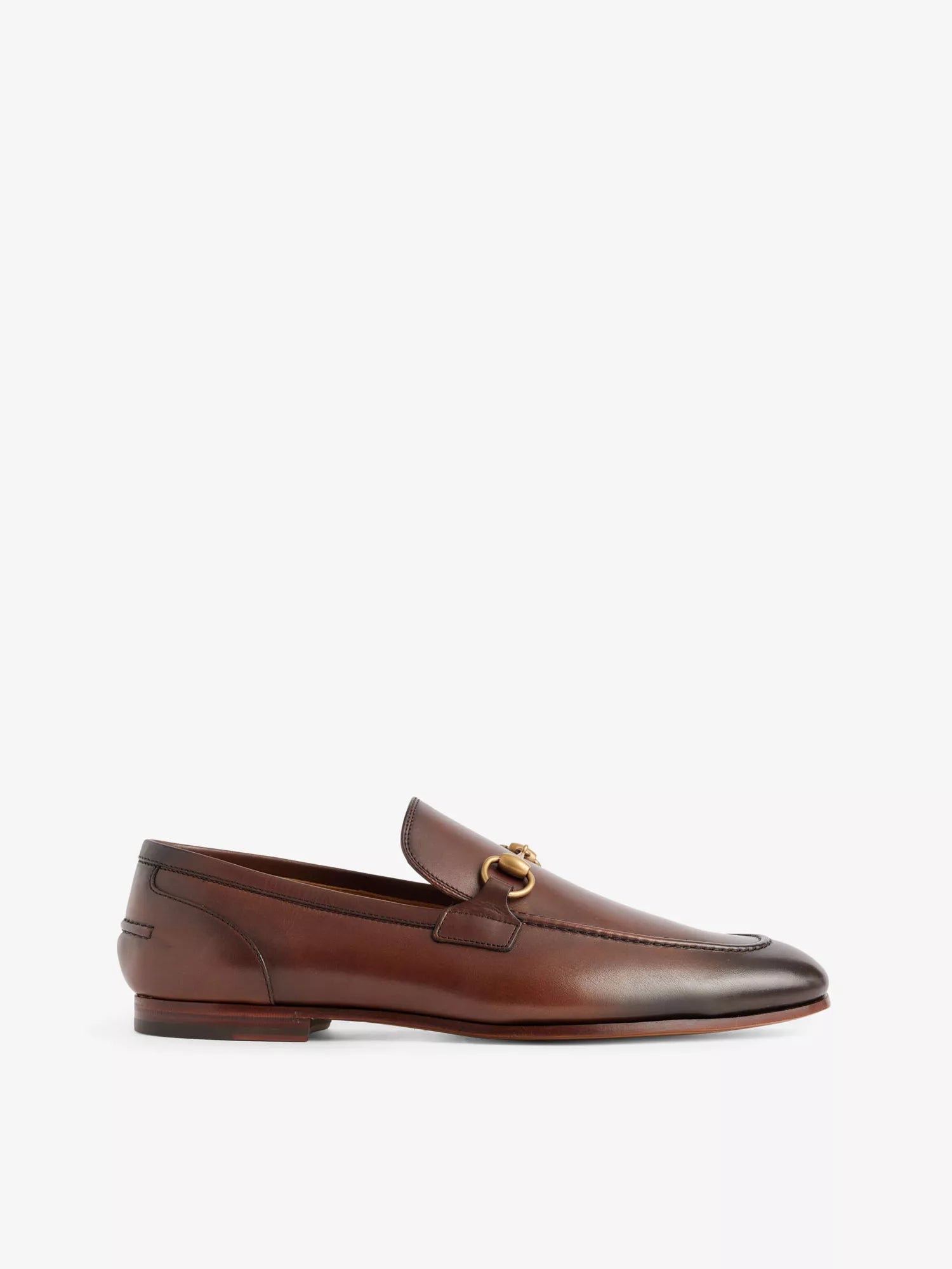 Men's Jordaan Horsebit-Embellished Leather Loafers Gucci