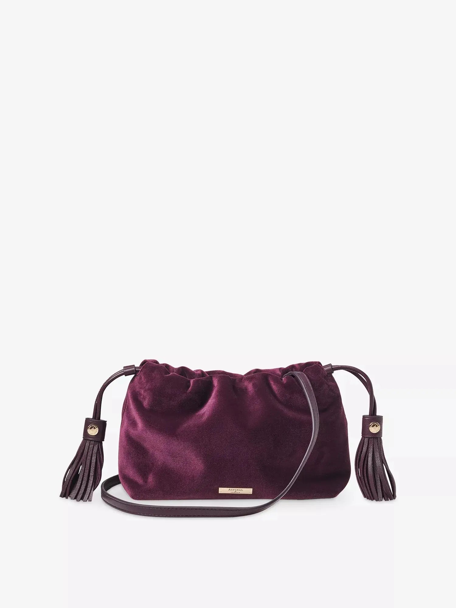 Women's Amelia Velvet Cross-Body Bag Aspinal of London