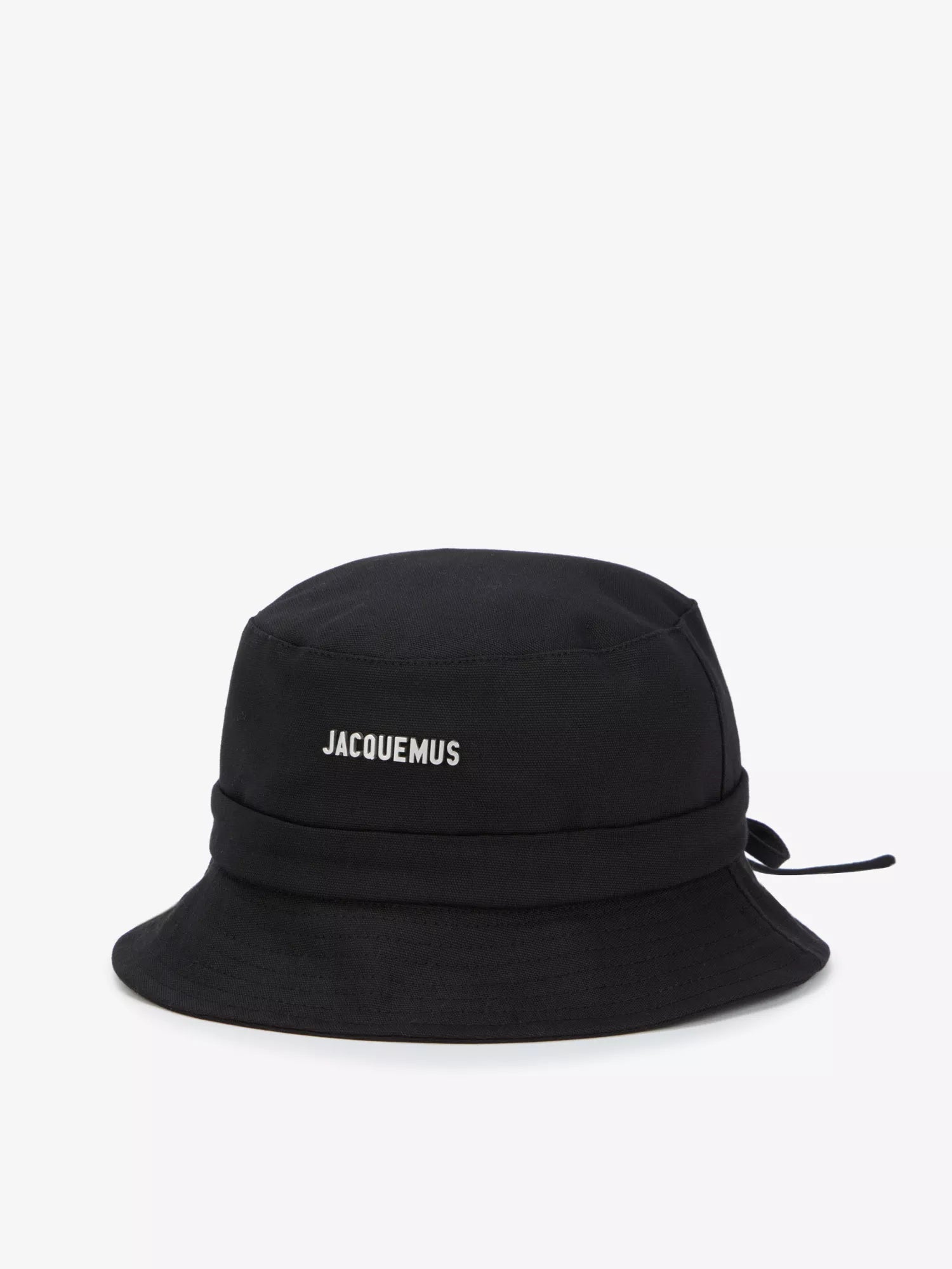 Men's Le Bob Gadjo metallic-plaque cotton bucket hat Jacquemus