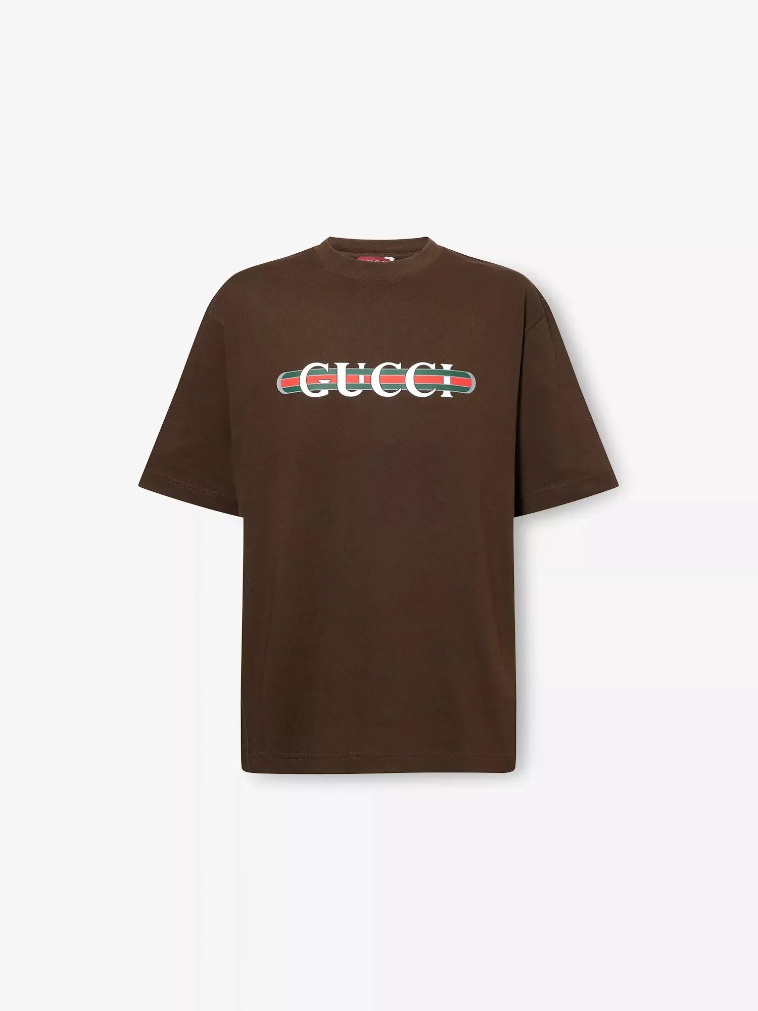 Men's Logo-Print Crewneck Cotton T-Shirt Gucci
