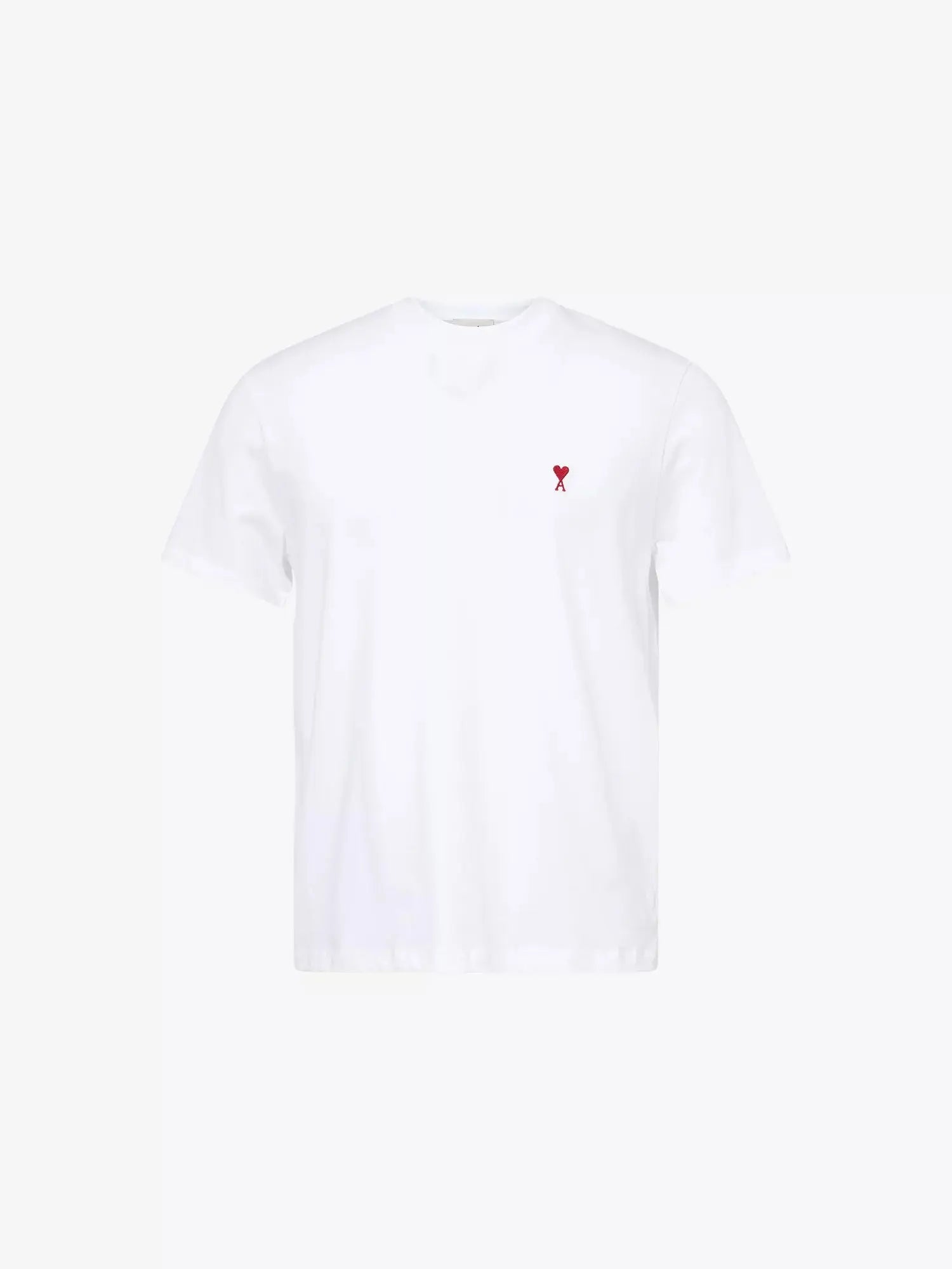 Men's Regular-Fit Embroidered-Logo Cotton-Jersey T-shirt Ami Paris