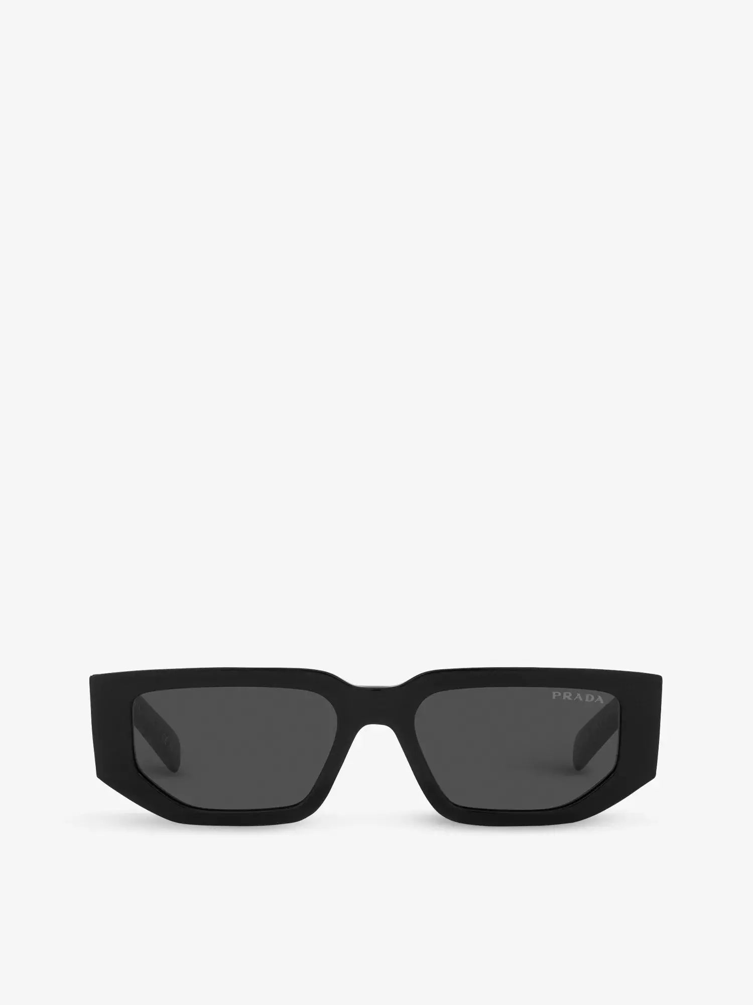 Women's PR 09ZS rectangle-frame acetate sunglasses Prada