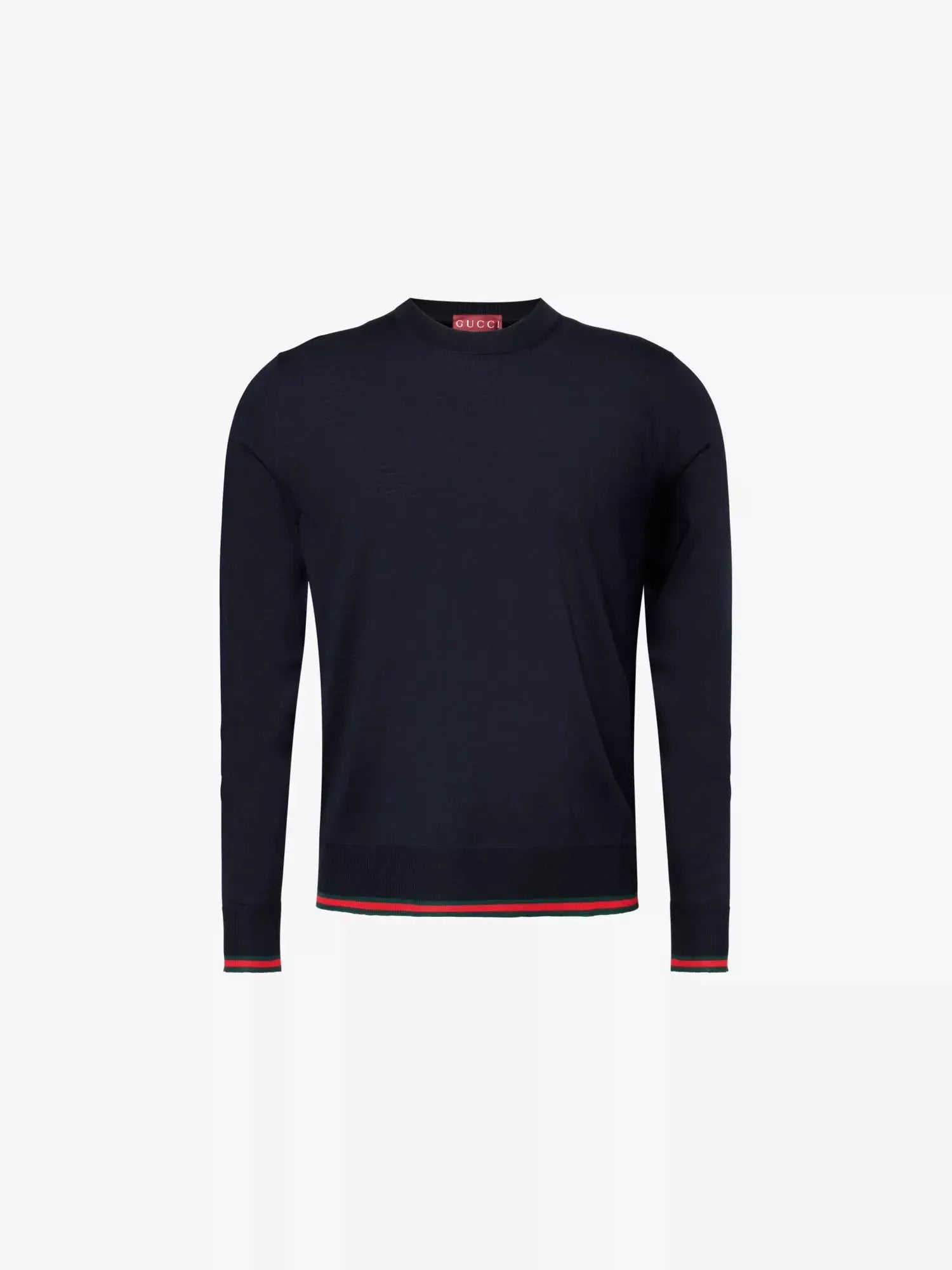 Men's Crewneck regular-fit wool jumper Gucci