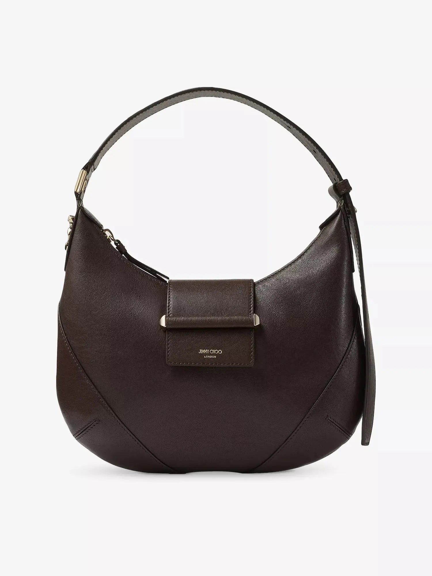 Women's Bar Hobo Small Leather Shoulder Bag Jimmy Choo