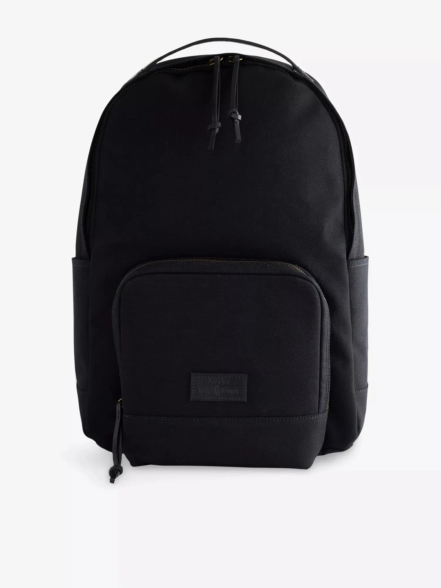 Men's Leather-Trim Canvas Backpack Polo Ralph Lauren