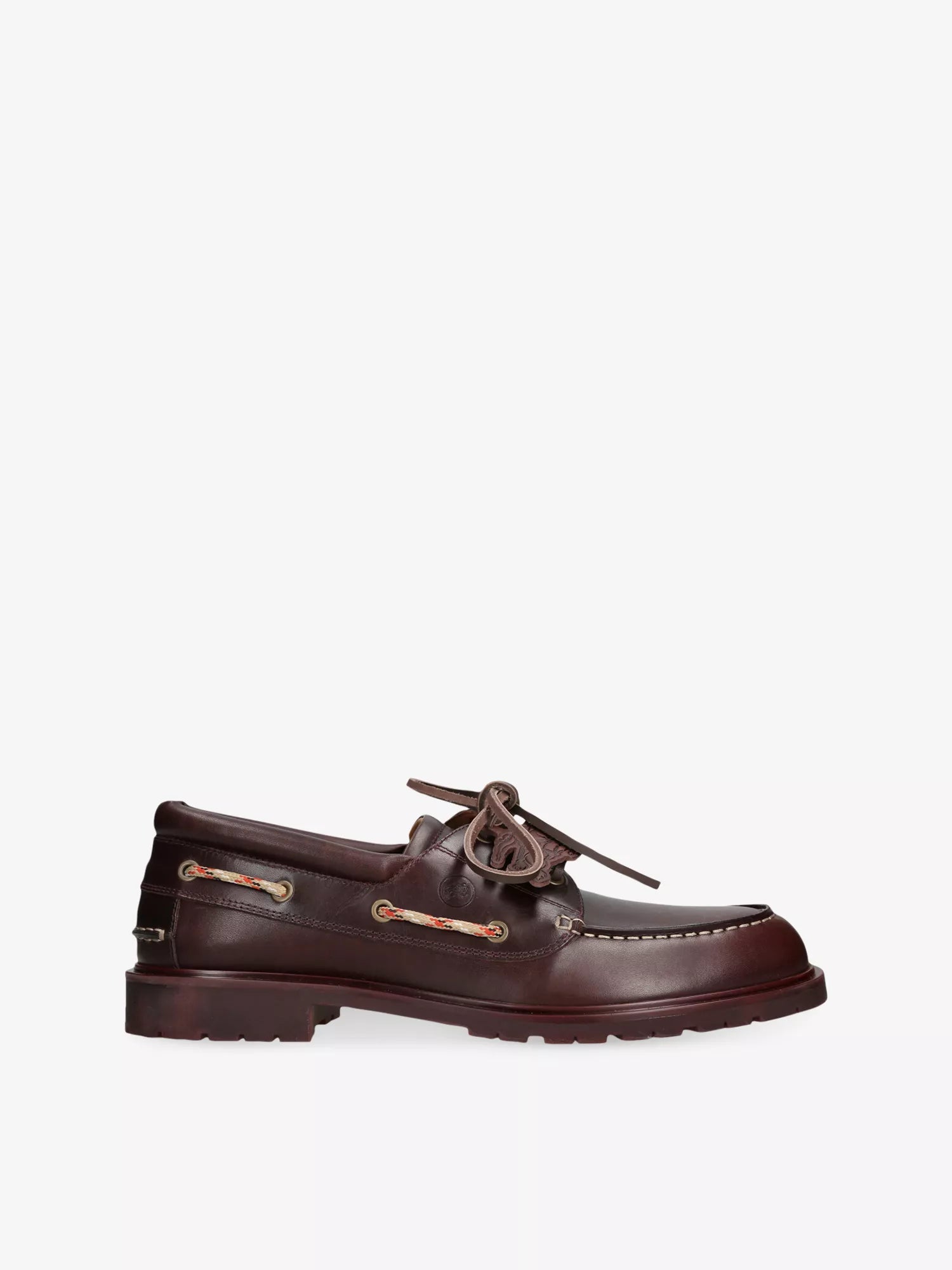 Men's Leather Boat Shoes Burberry