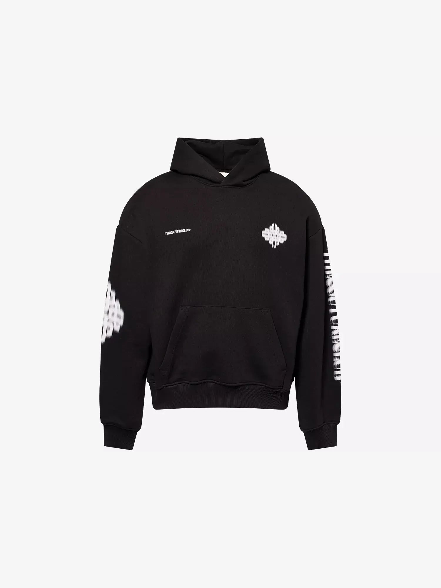 Men's Motion Blurred-Emblem Cotton-Jersey Hoodie The Couture Club