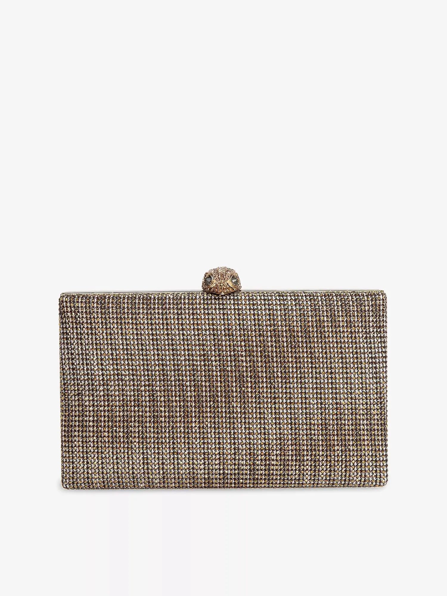 Women's Crystal Kensington Woven Clutch Bag Kurt Geiger London