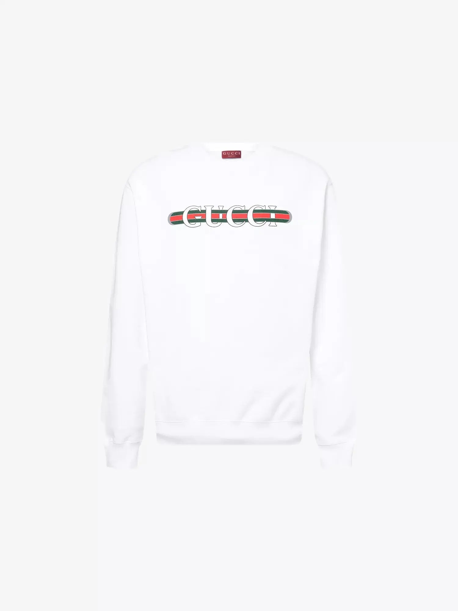 Men's Logo-Print Relaxed-Fit Cotton-Jersey Sweatshirt Gucci