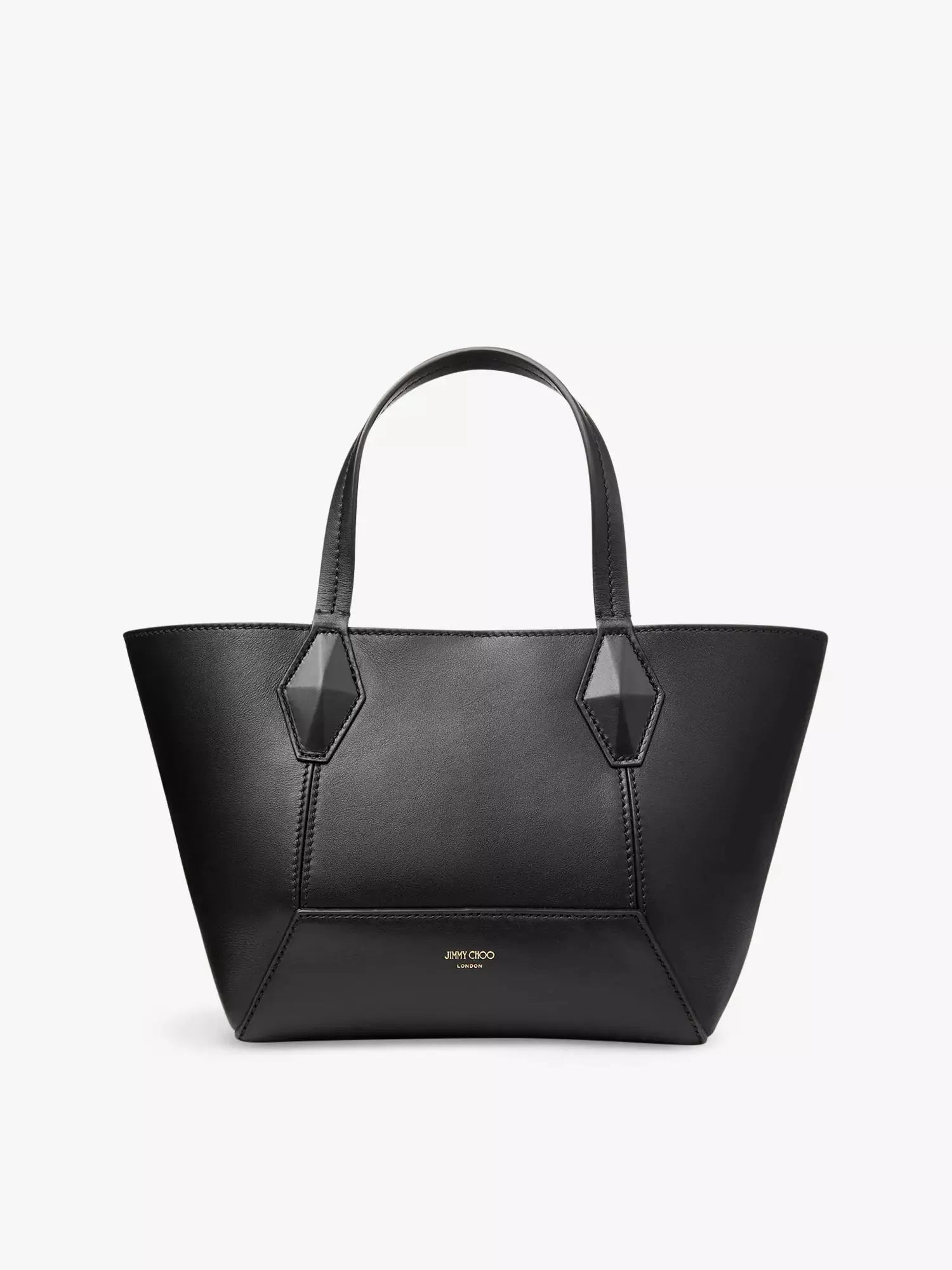 Men's Diamond logo-embossed leather tote bag Jimmy Choo