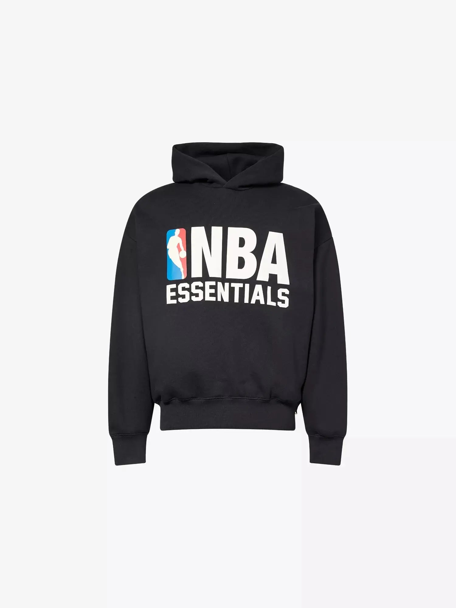 Men's FOG x ESSENTIALS x NBA Sports Printed Cotton-Blend Hoodie Fear of Gods Essentials