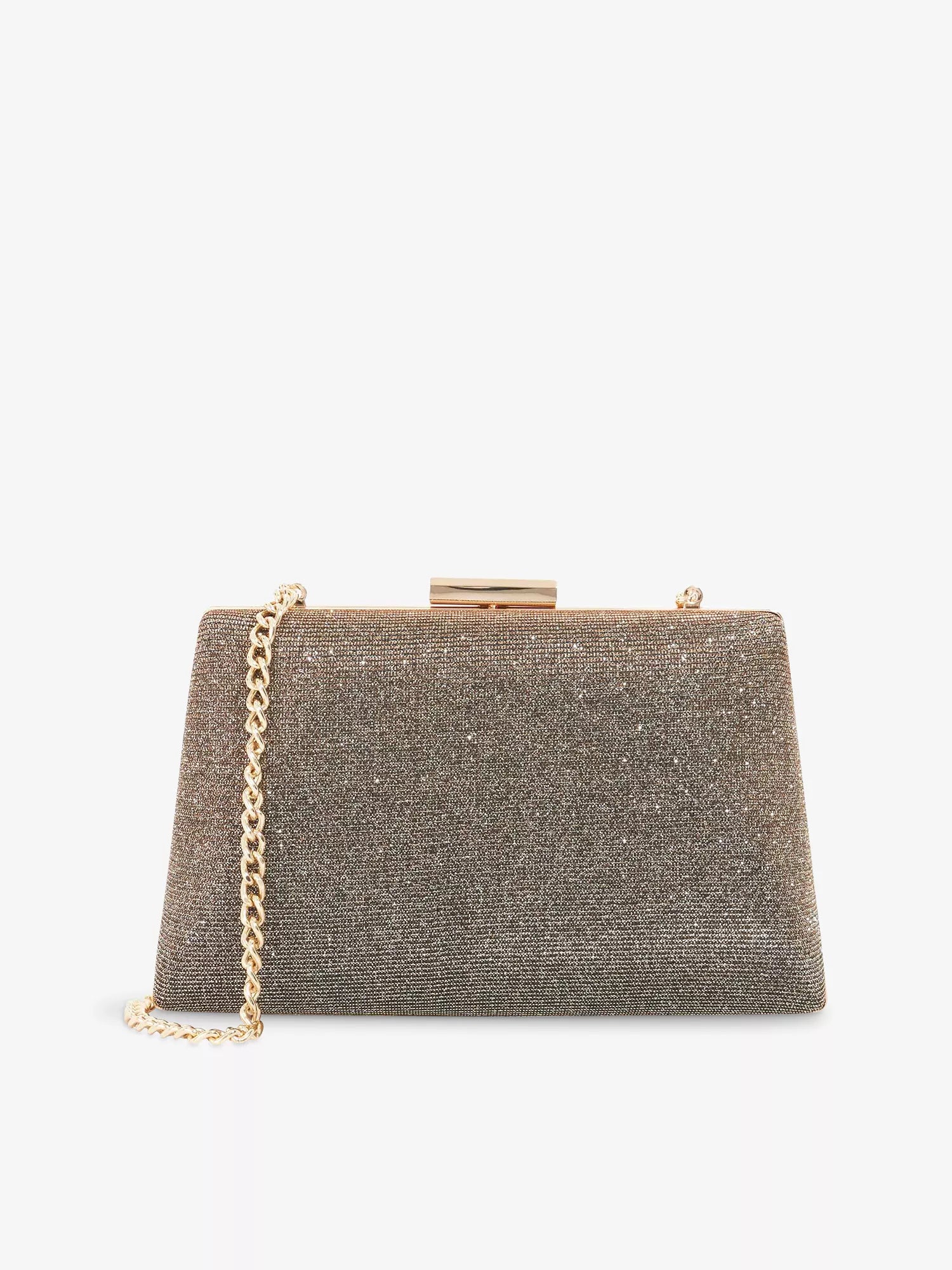 Bellaria Chain-Strap Woven Clutch Bag