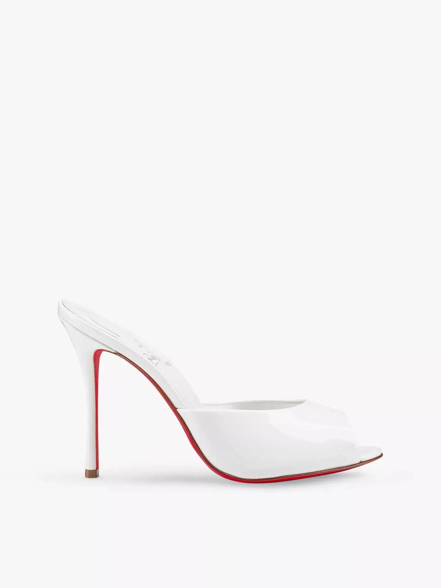 Women's Me Dolly 100 Patent Leather Heeled Mules Christian Louboutin