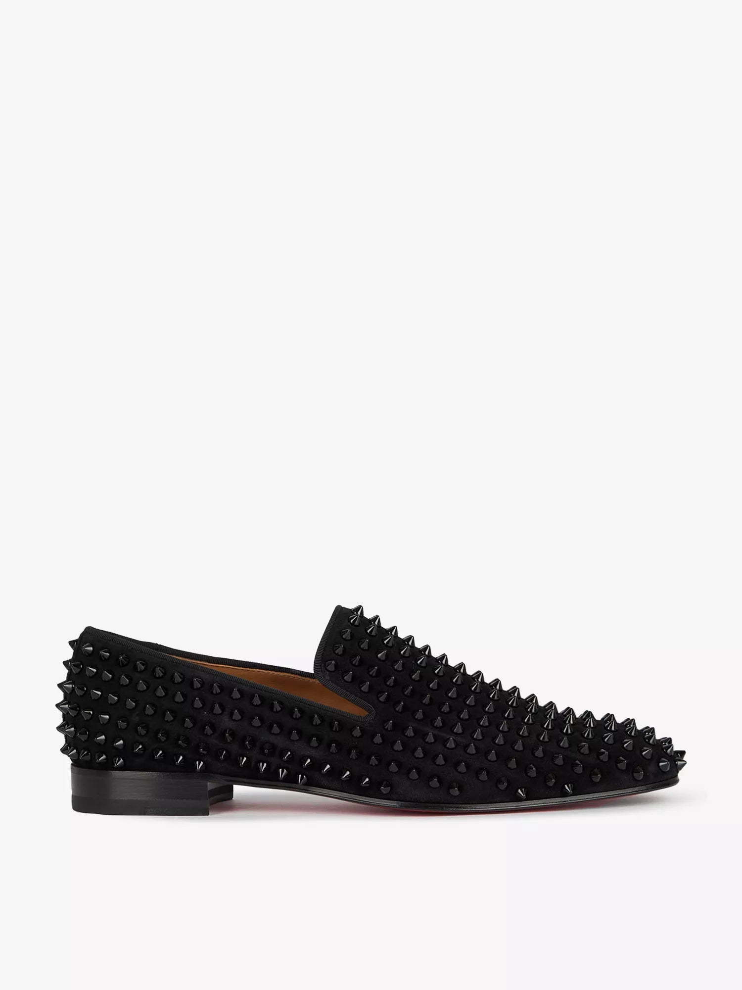 Men's Dandelion spikes flat veau velour loafers Christian Louboutin