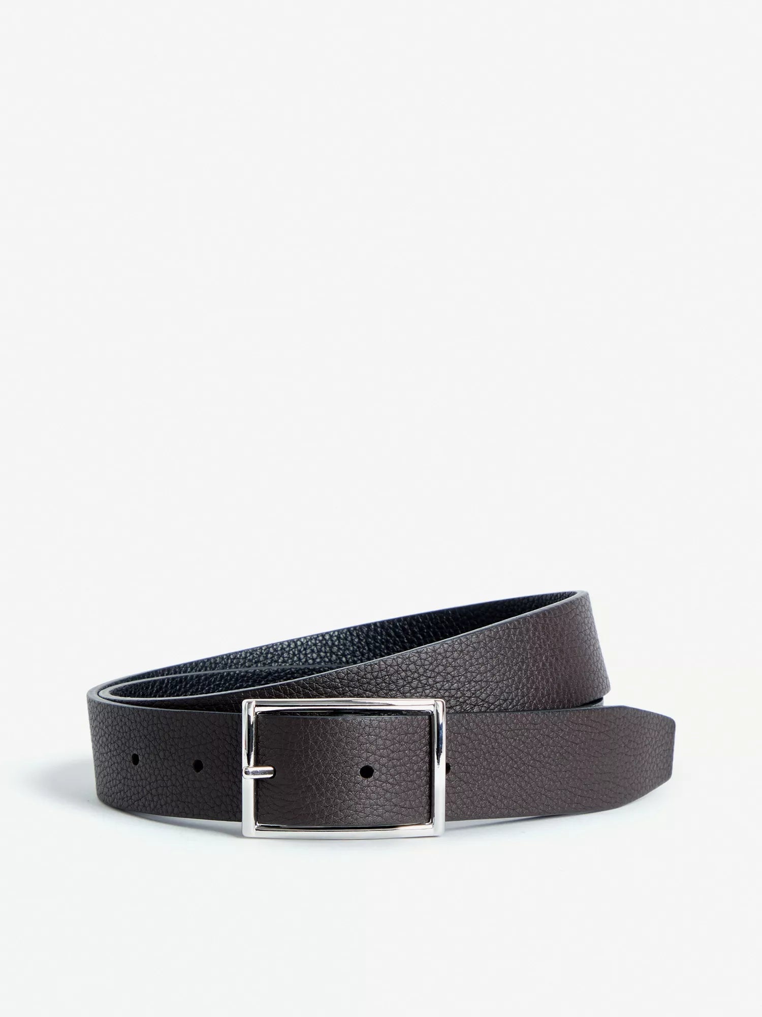 Men's Grained leather reversible belt Anderson's