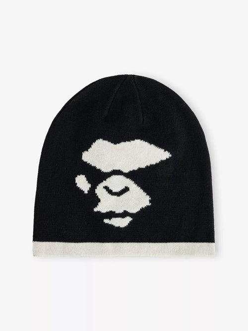 Men's Mad Face Knitted Beanie Hat A Bathing Ape