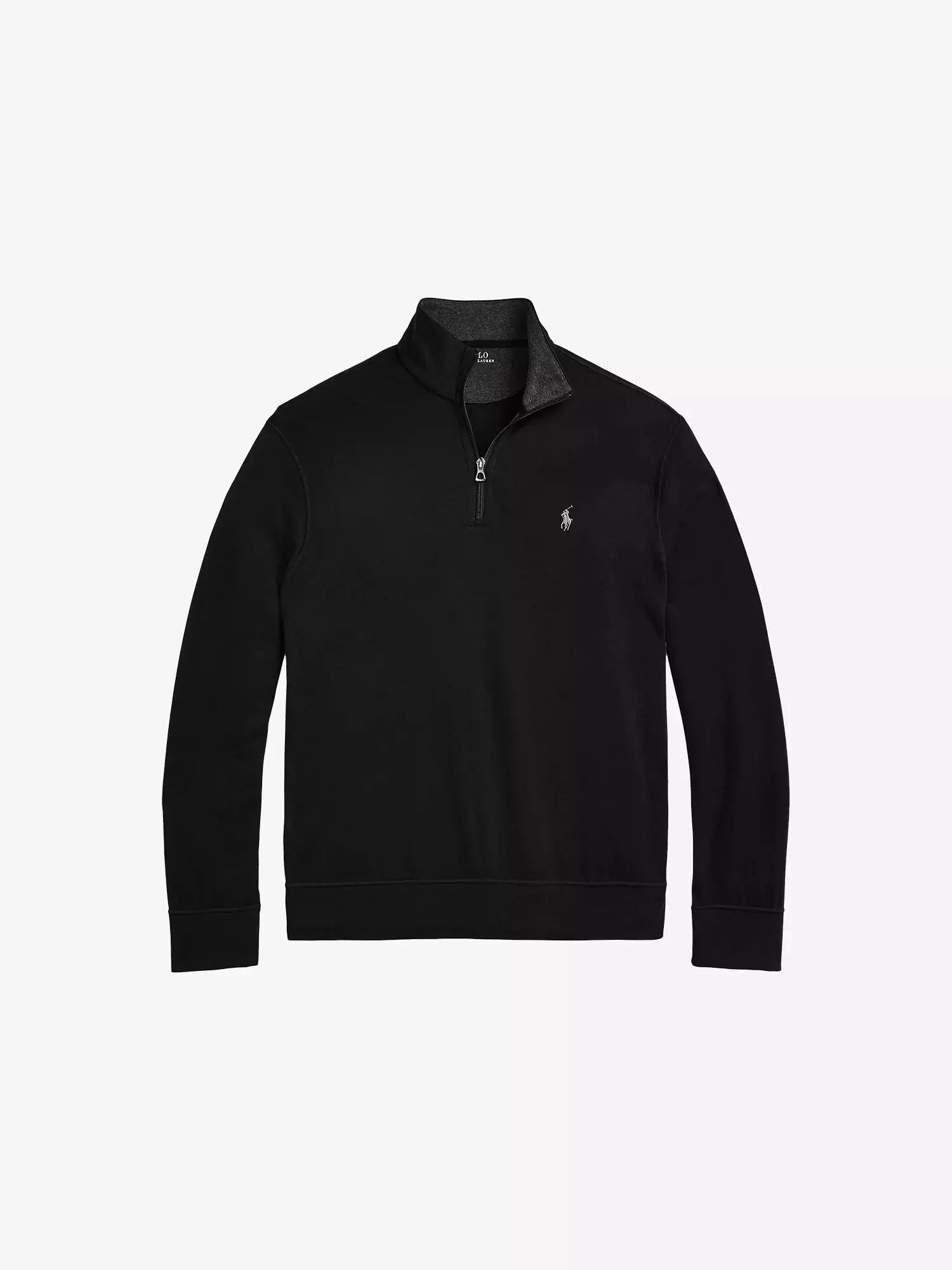 Men's Brand-Embroidered Half-Zip Cotton-Blend Sweatshirt Polo Ralph Lauren