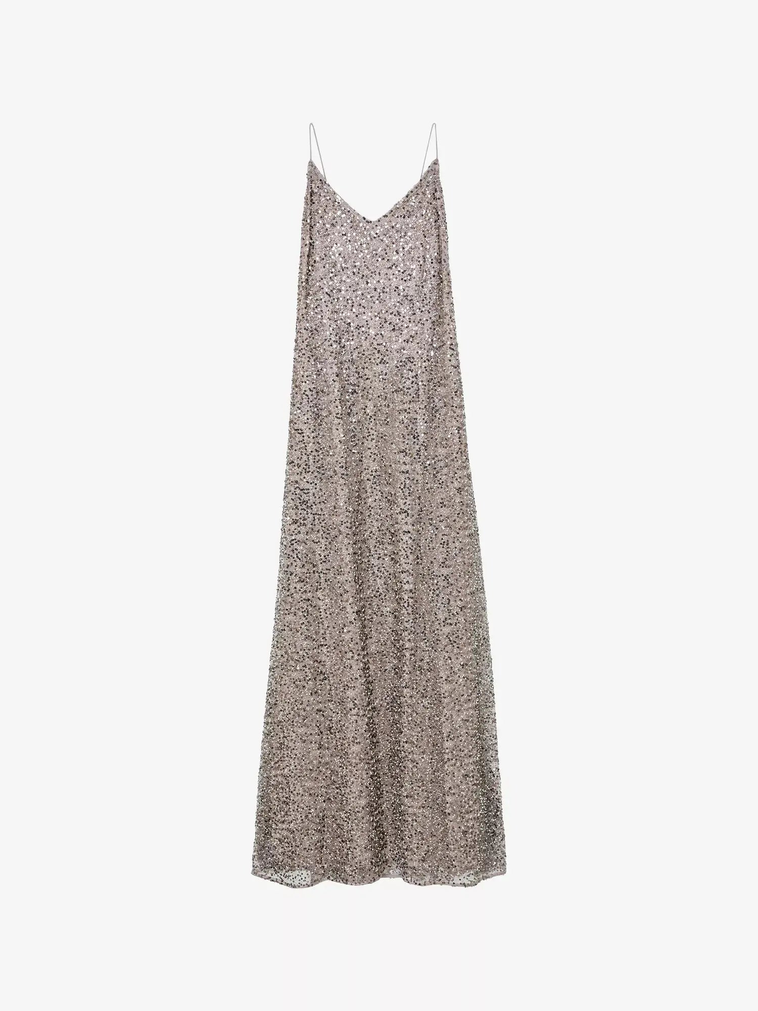 Women's Faye Embellished Sequin Maxi Gown Reiss