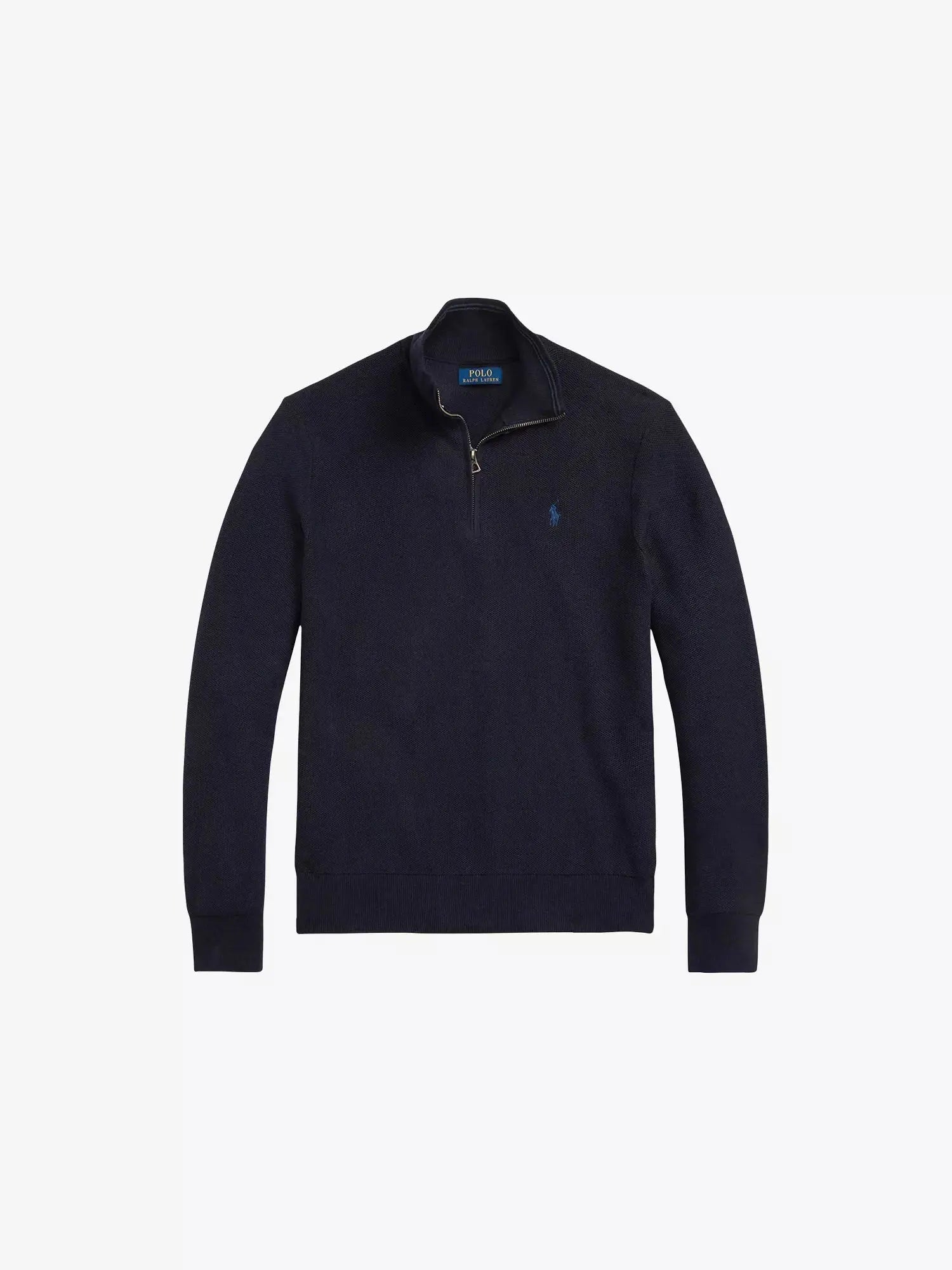 Men's Logo-embroidered half-zip cotton-knit sweatshirt Polo Ralph Lauren
