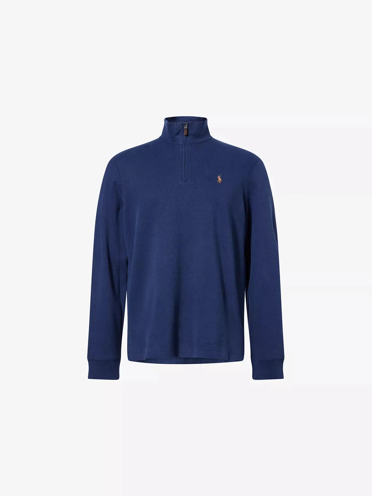 Men's Half-zip logo-embroidered cotton-jersey sweatshirt Polo Ralph Lauren