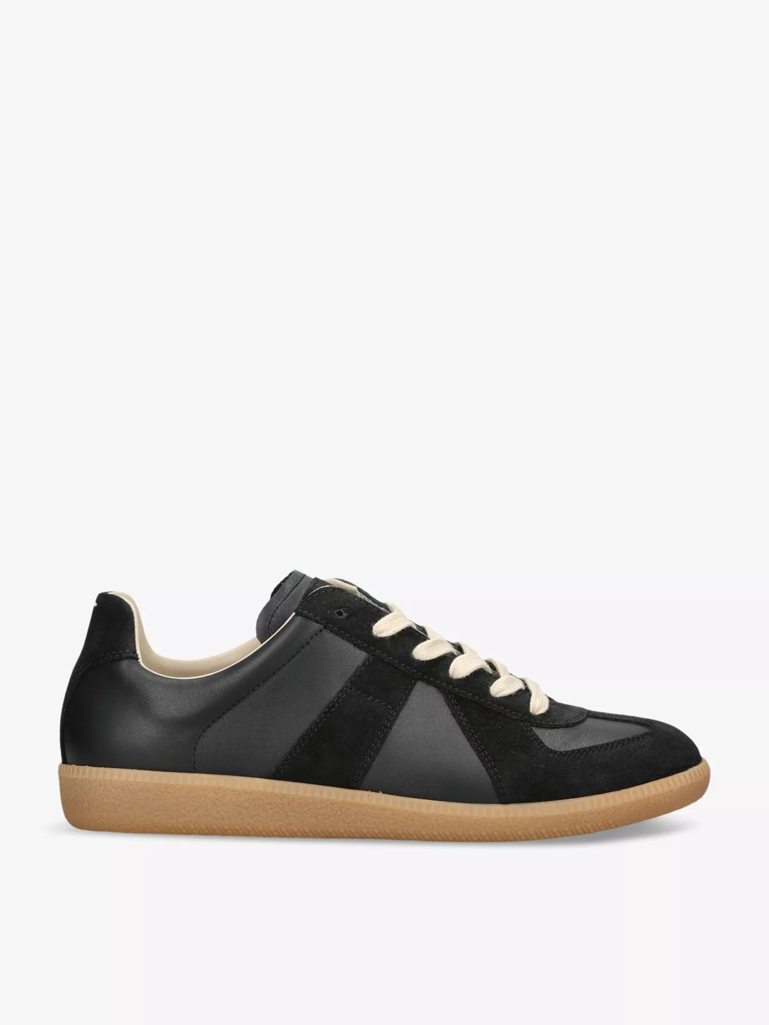 Men's Panelled leather low-top trainers Maison Margiela