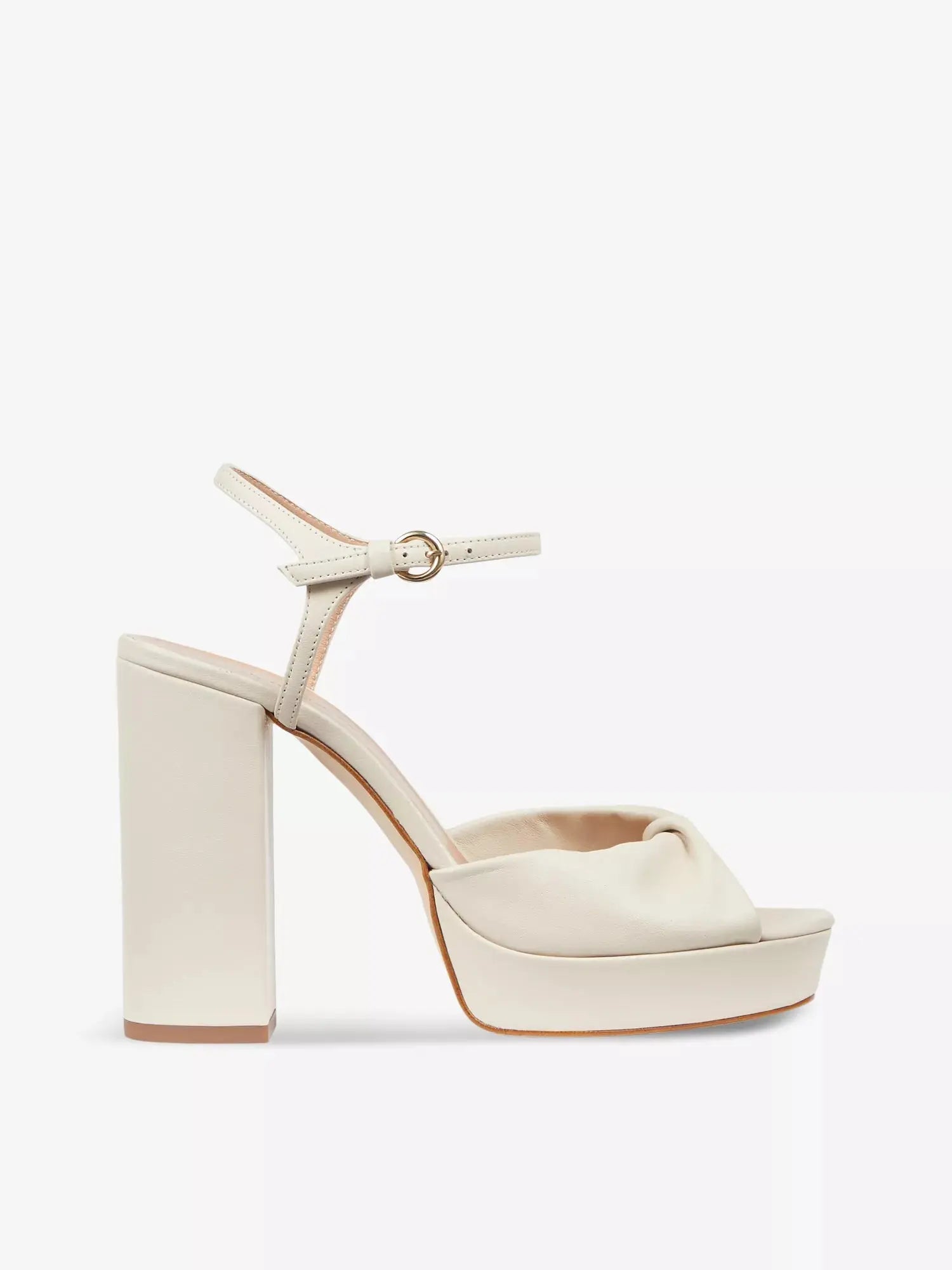 Women's Rosa twisted leather platform sandals LK Bennett