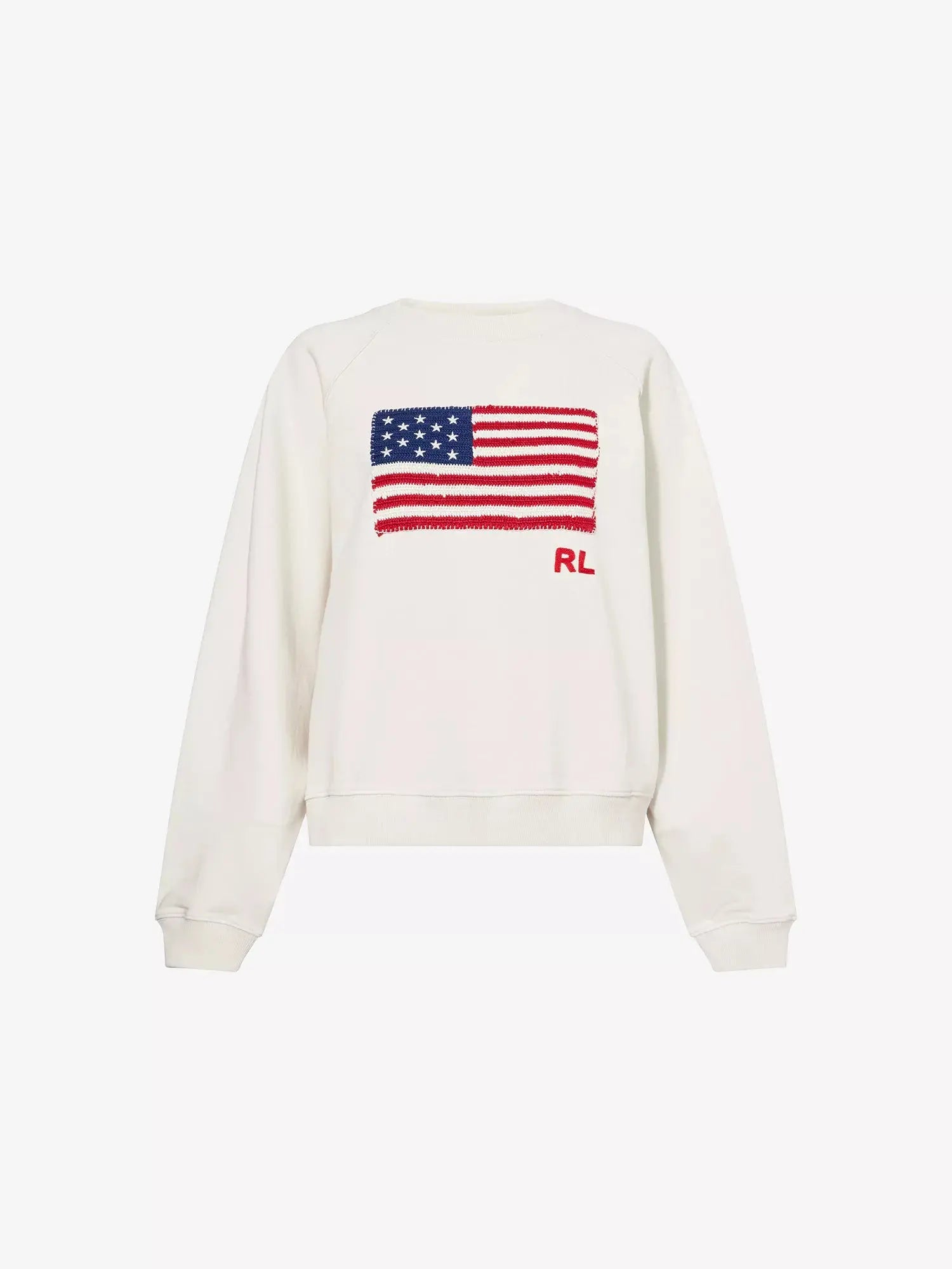 Women's Embroidered Raglan-Sleeves Cotton-Jersey Sweatshirt Polo Ralph Lauren