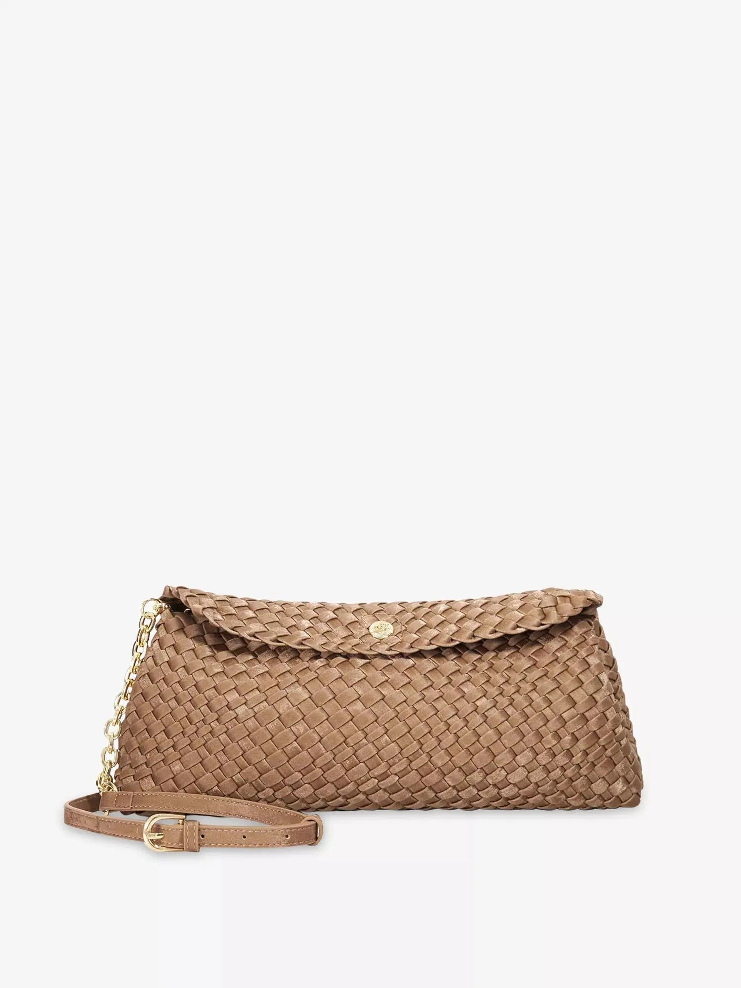 Women's Encourage Woven Clutch Dune