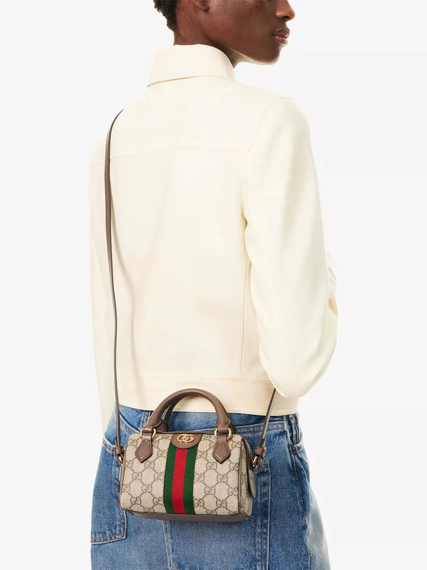 Women's Monogram Canvas Shoulder Bag Gucci