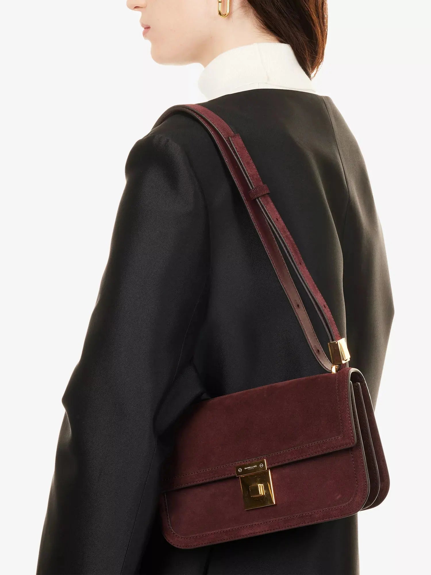 Women's Paris Suede Cross-Body Bag DeMellier