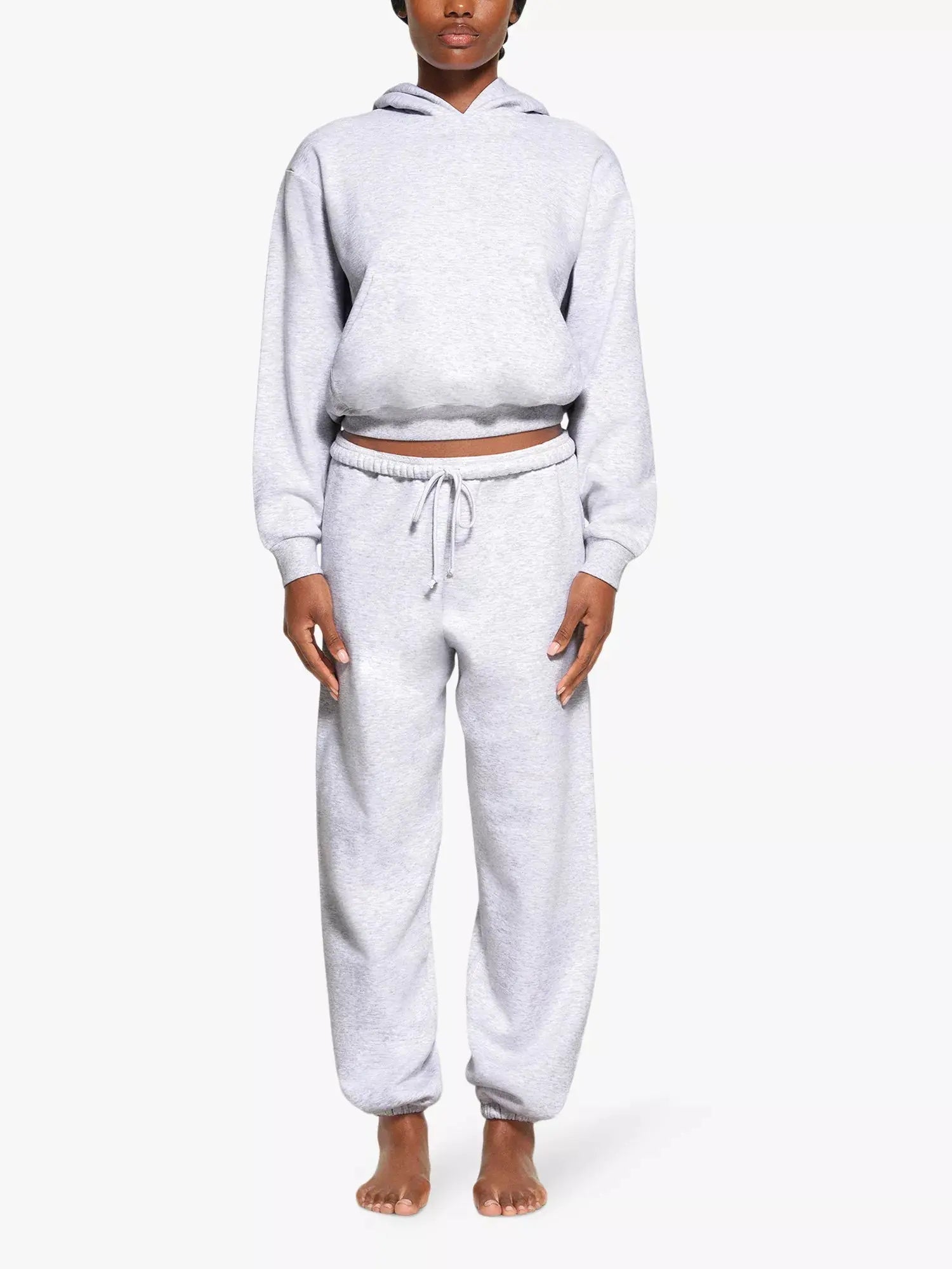 Women's Relaxed-fit cotton-blend hoody SKIMS