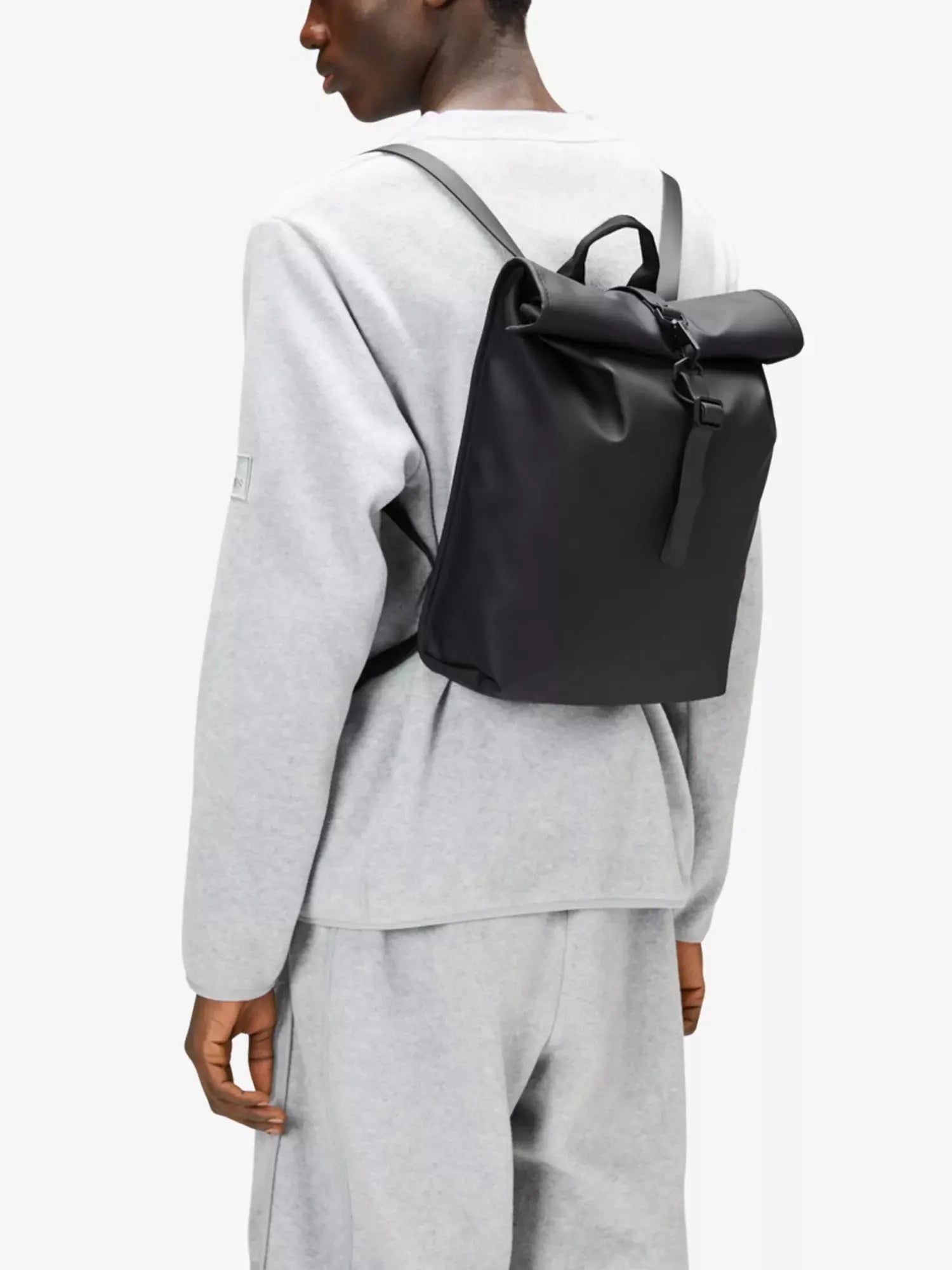 Men's Roll-top mini waterproof shell backpack Rains