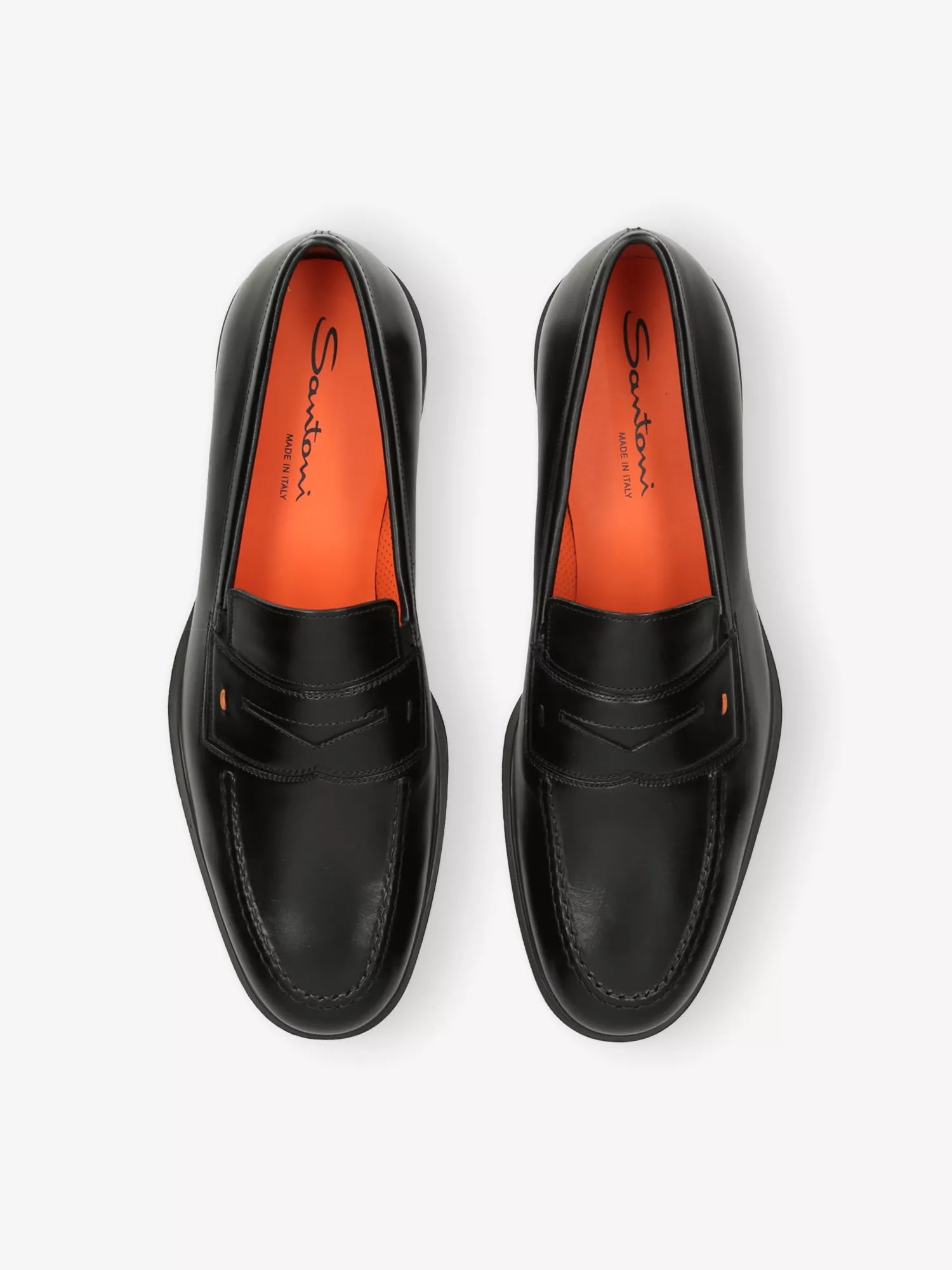 Men's Easy Leather Loafers Santoni