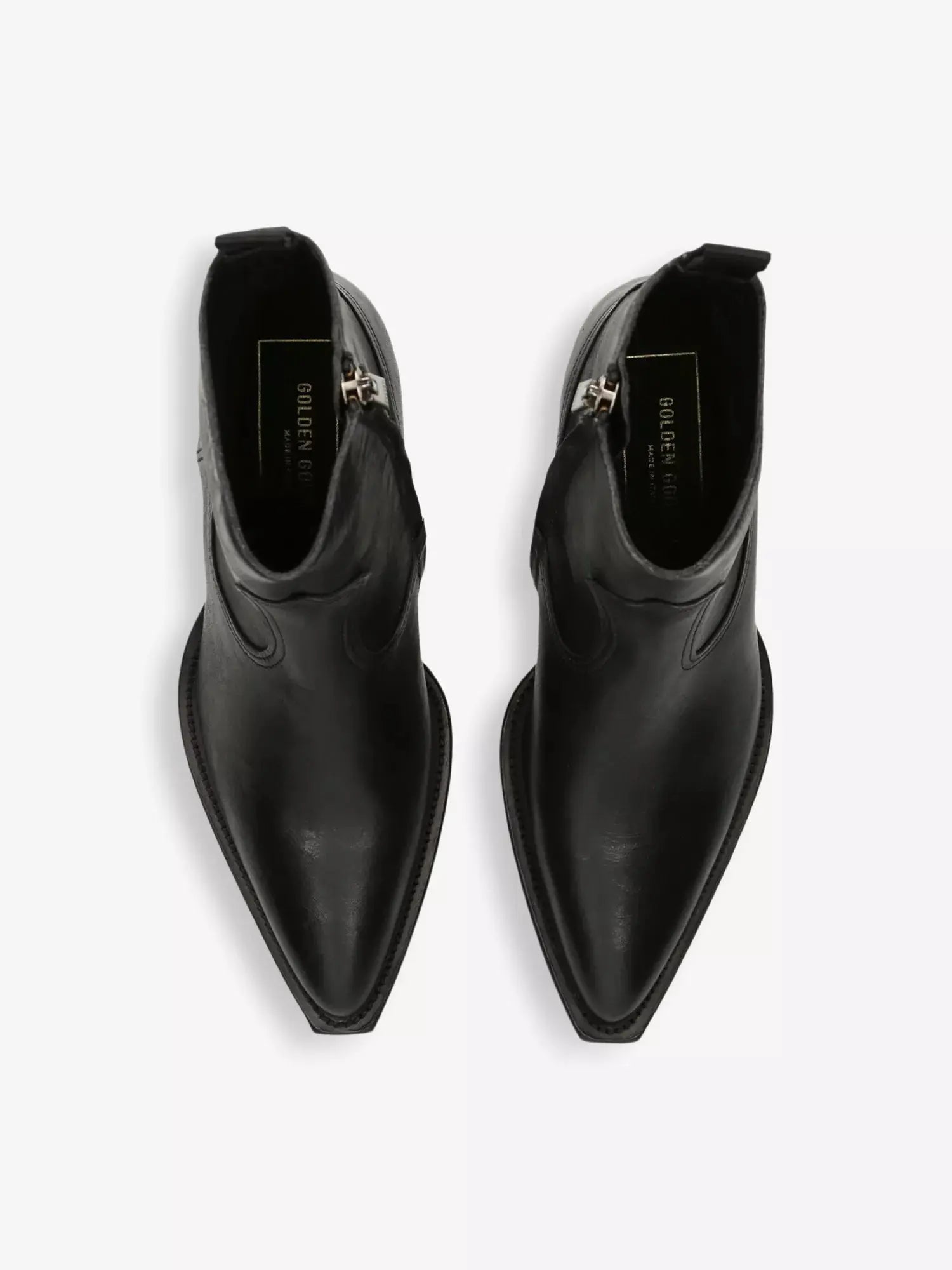 Women's Debbie leather block-heel ankle boots Golden Goose