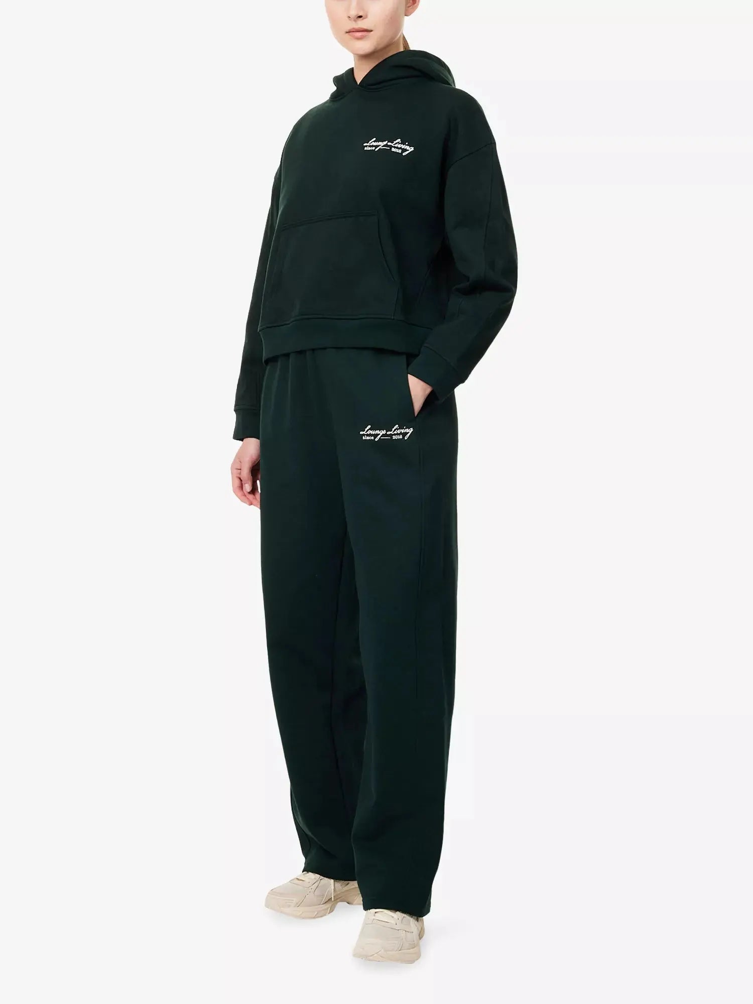 Women's Lounge Living Hooded Cotton-Jersey Hoody Lounge Underwear
