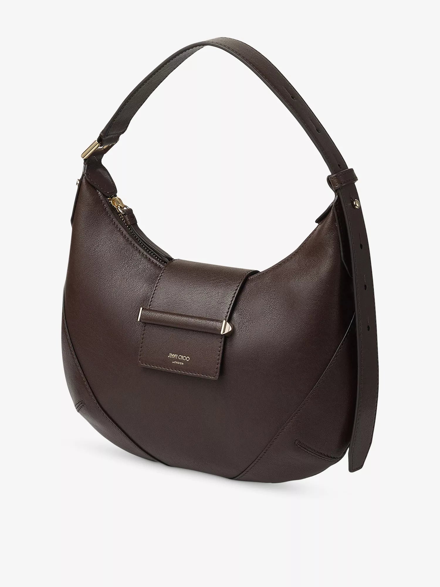 Bar Hobo Small Leather Shoulder Bag