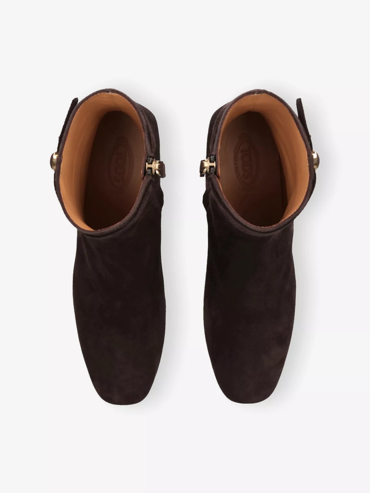 Men's Logo-Embellished Leather Heeled Ankle Boots Tod's