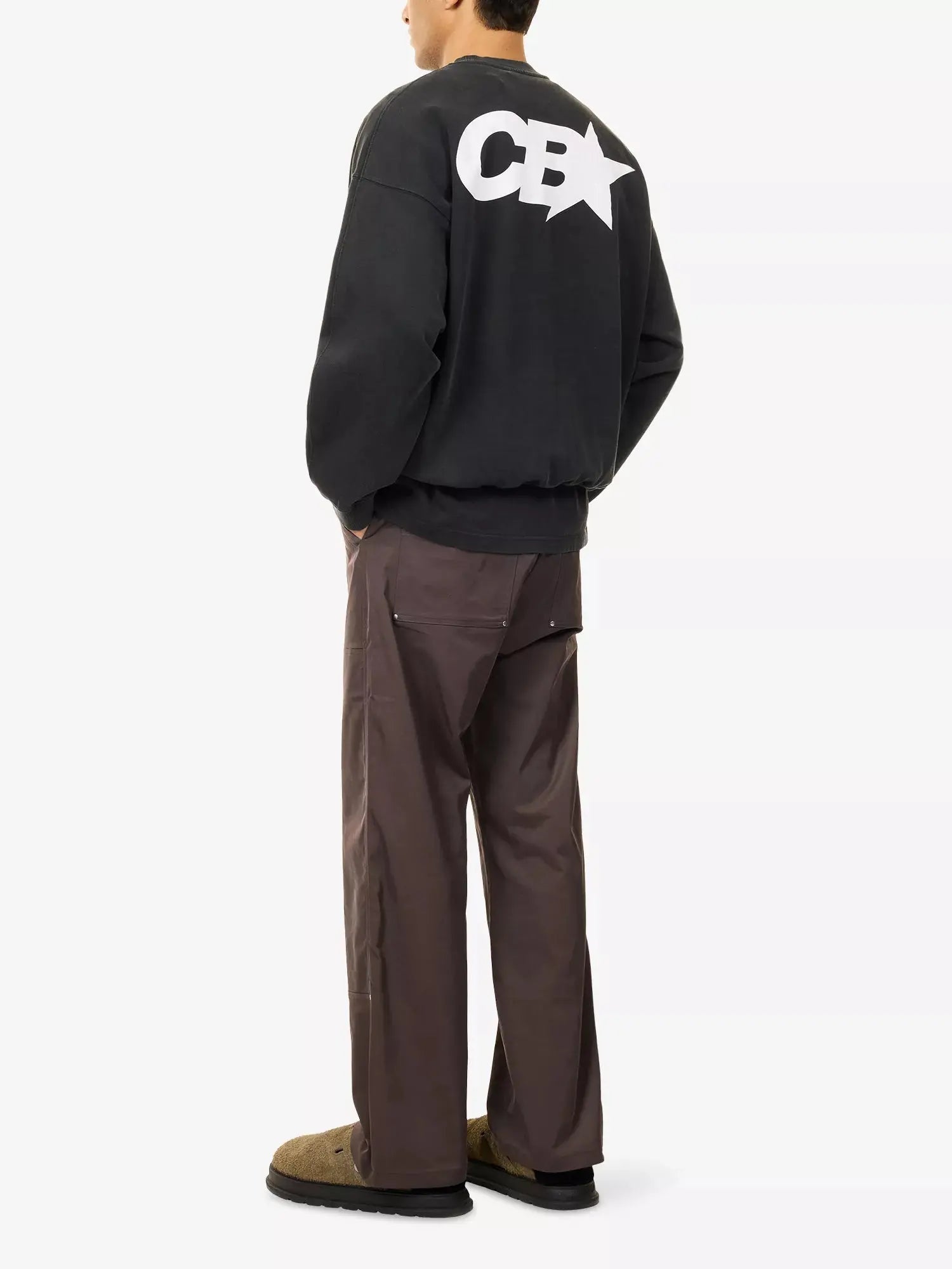 Men's Star Racing Logo-Print Cotton Sweatshirt Cole Buxton