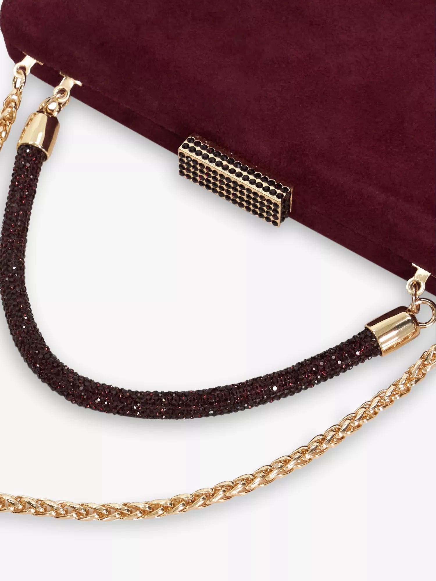 Beaut Suede Clutch Bag