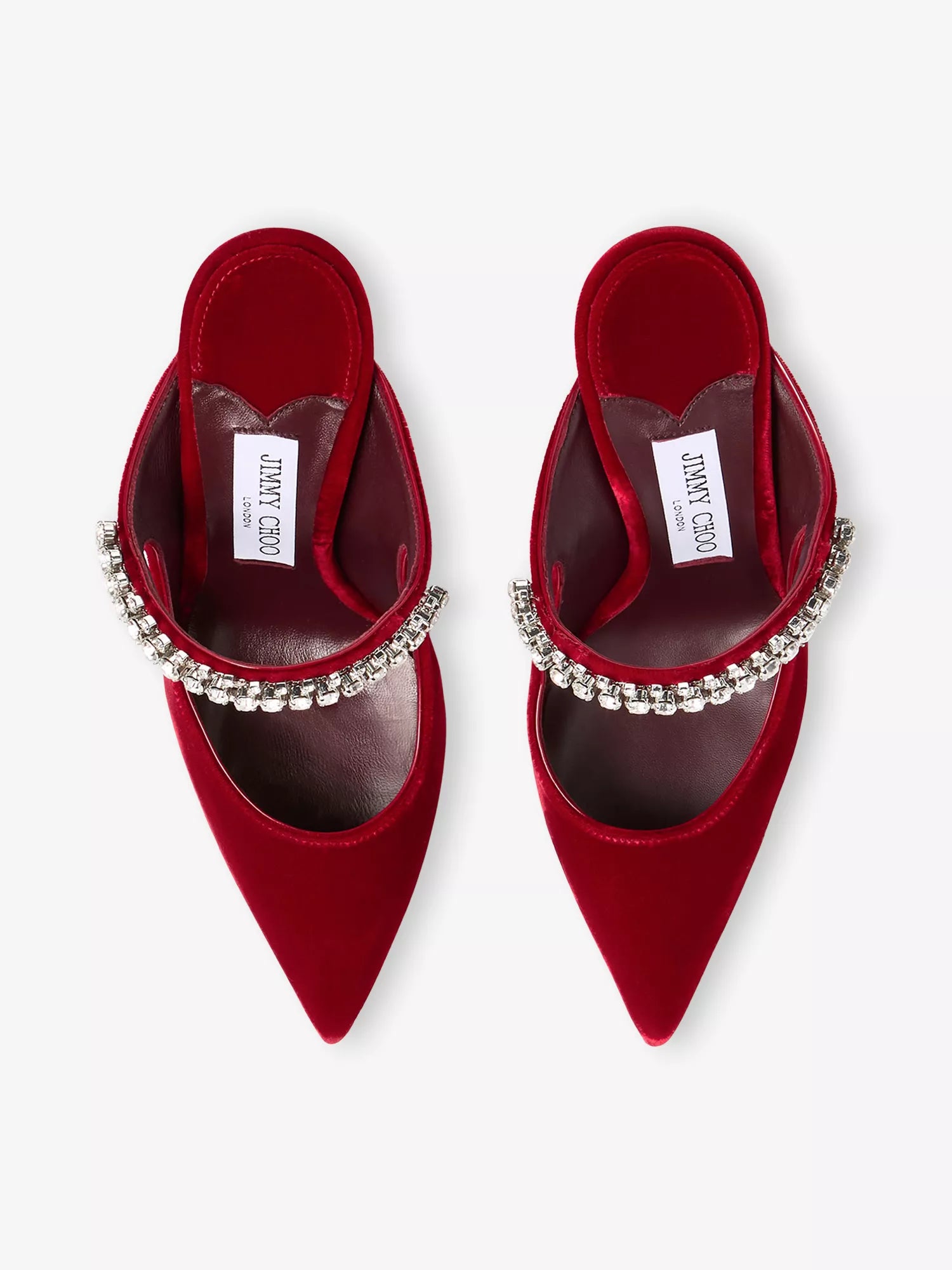 Bing 100 Embellished Velvet Mules