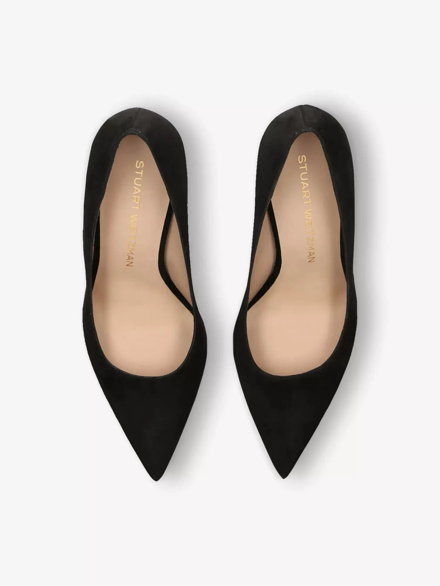 Women's Stuart Power 85 pointed-toe suede pumps Stuart Weitzman