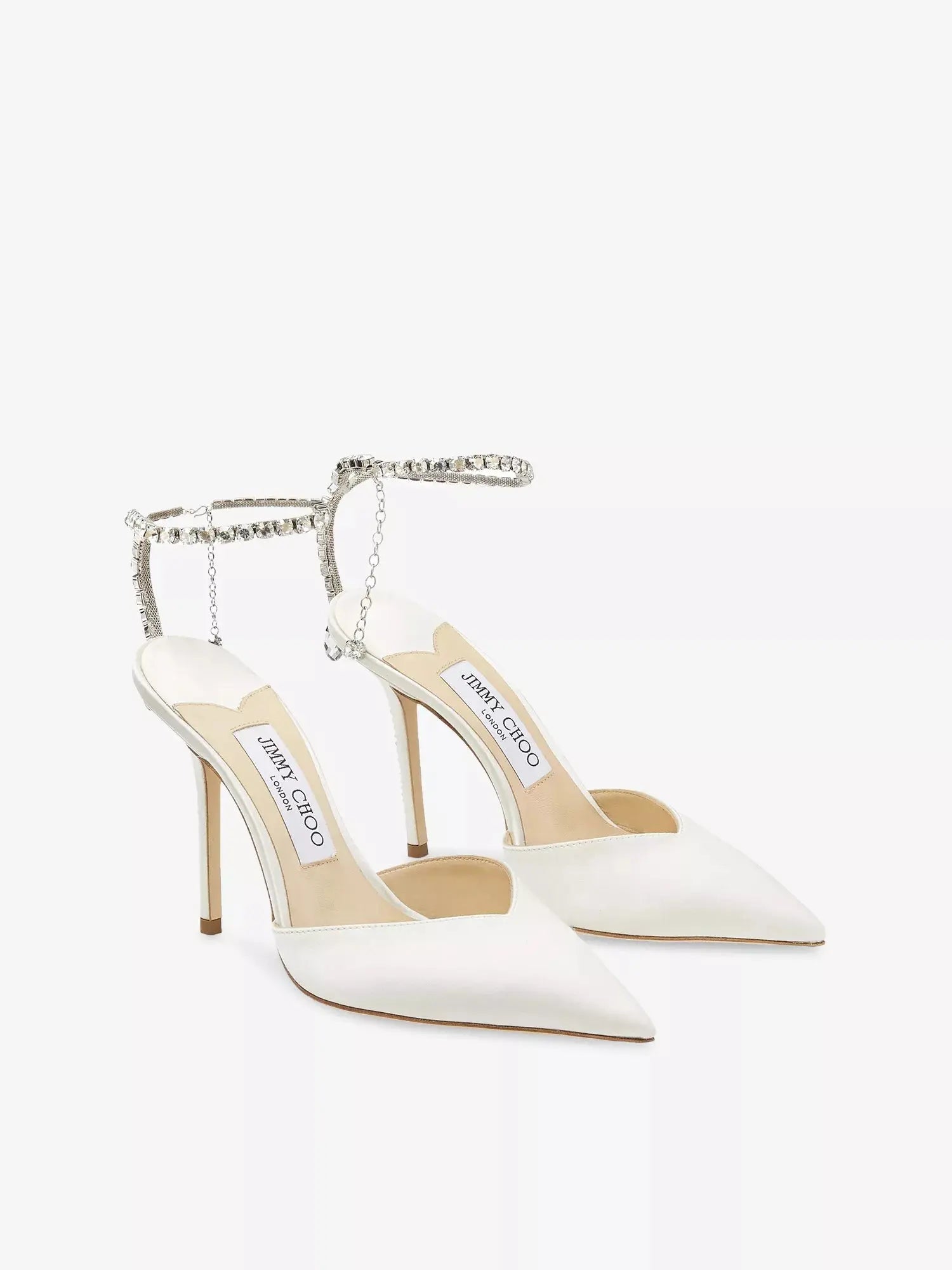 Women's Saeda 100 Satin Heeled Courts Jimmy Choo