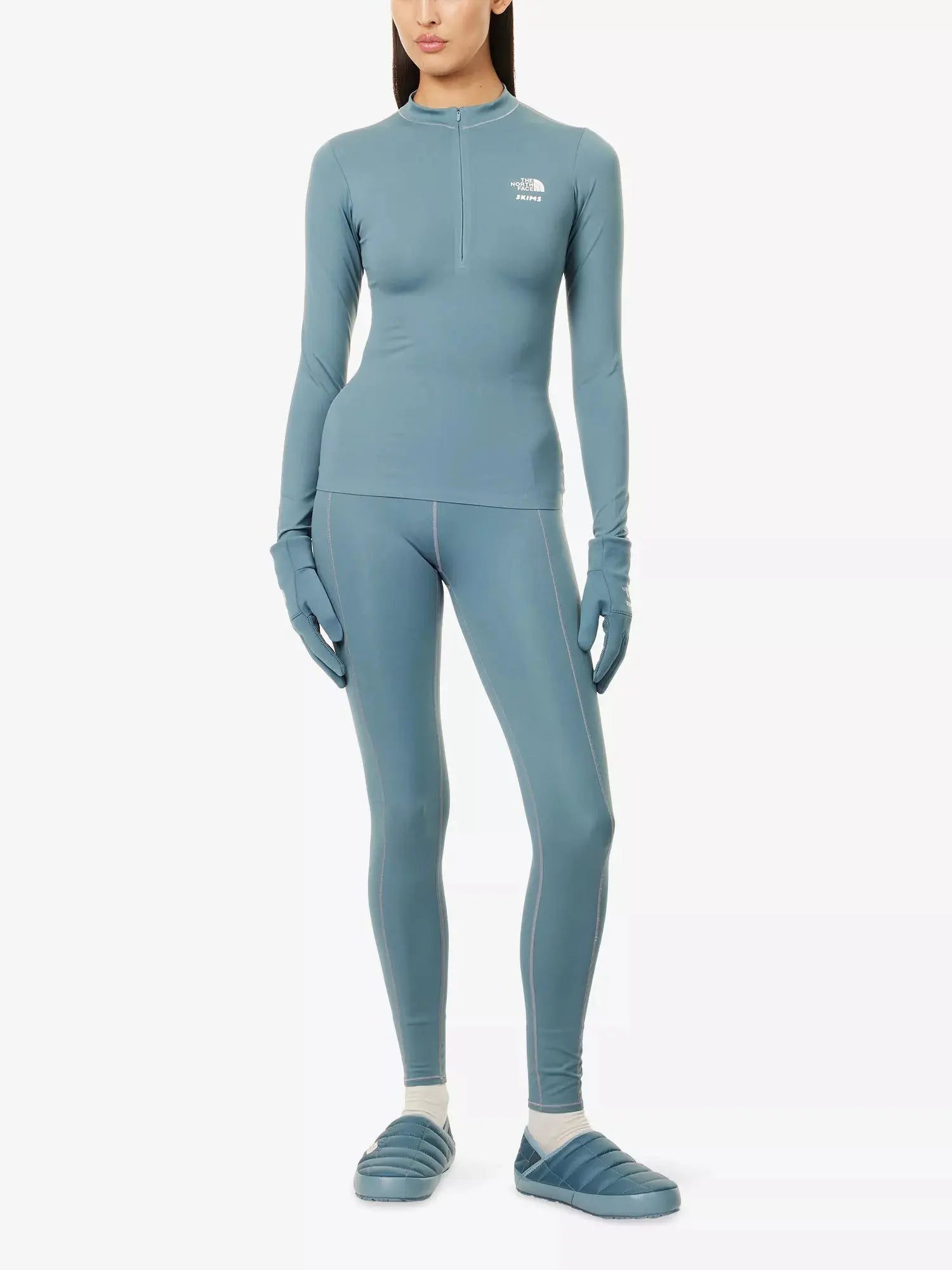 Women's The North Face x SKIMS Refina Stretch-Woven Long-Sleeve Top The North Face